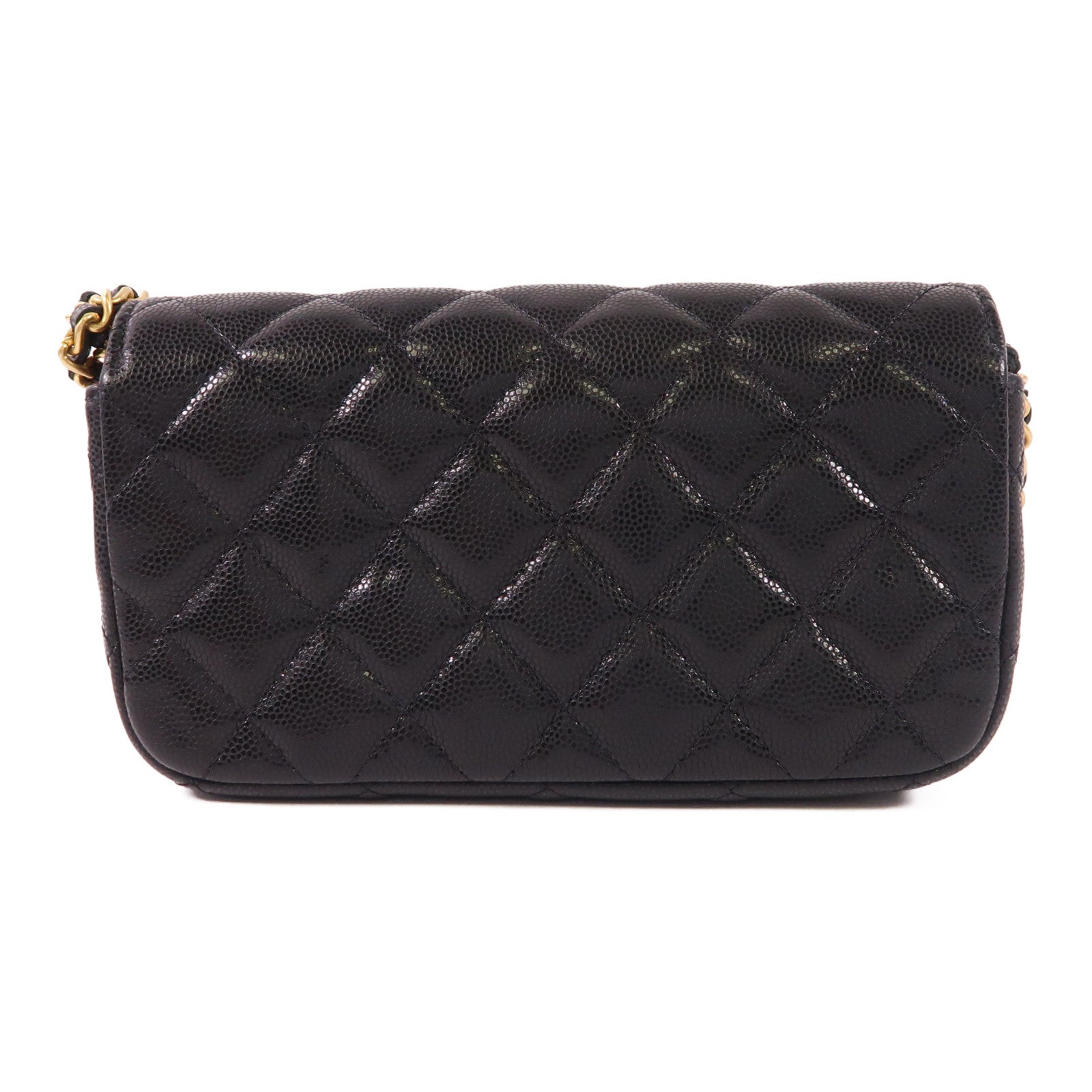 CHANEL 牛皮皮革Waist Bag金扣腰包