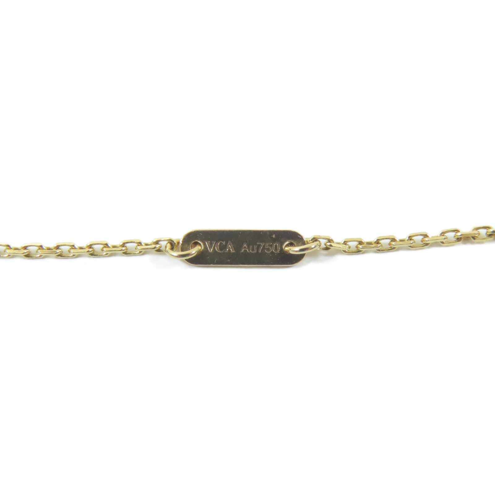Van Cleef & Arpels 18K黃金Sweet Alhambra Necklace項鍊#40cm
