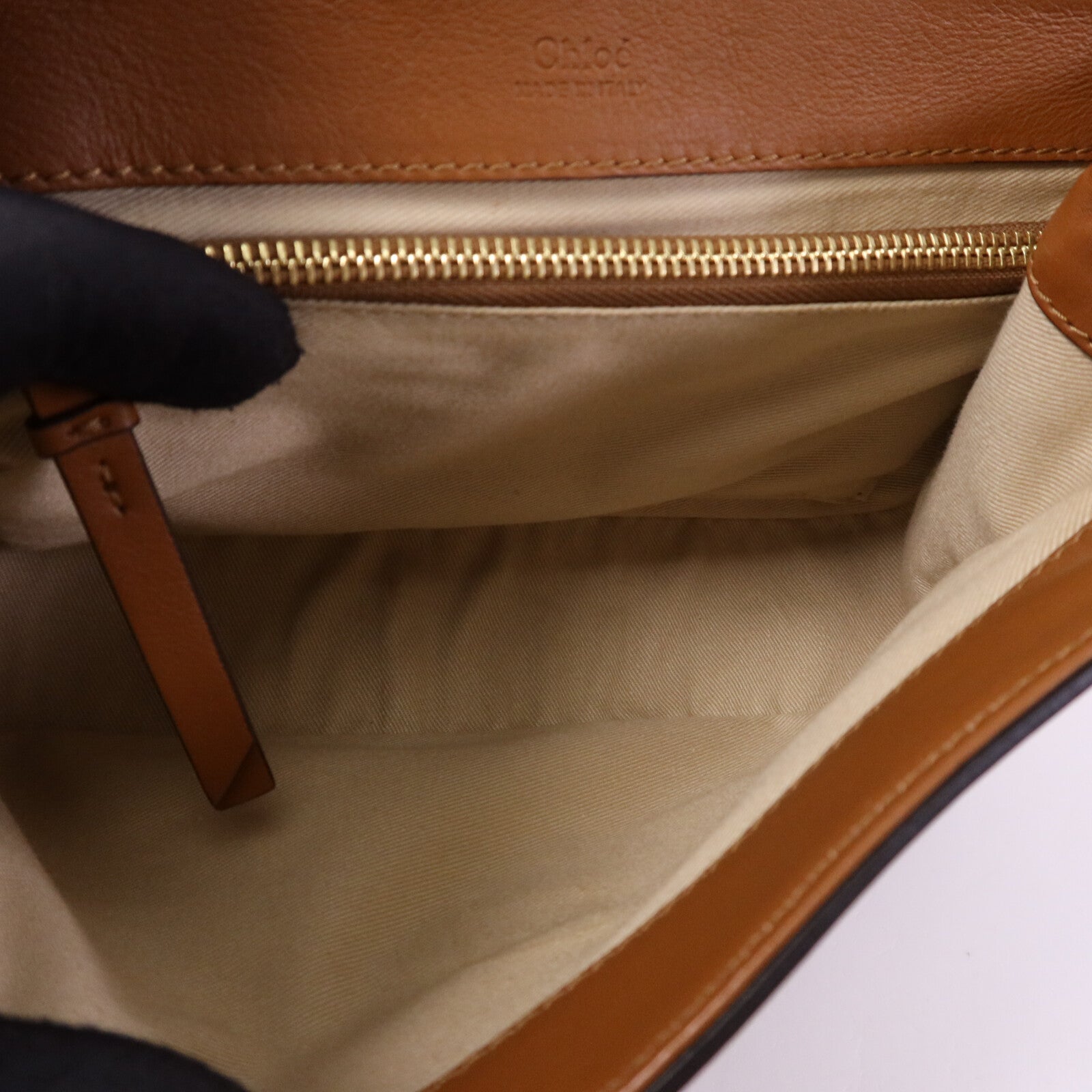 Chloe 漆皮皮革Shoulder Bag金扣肩背袋