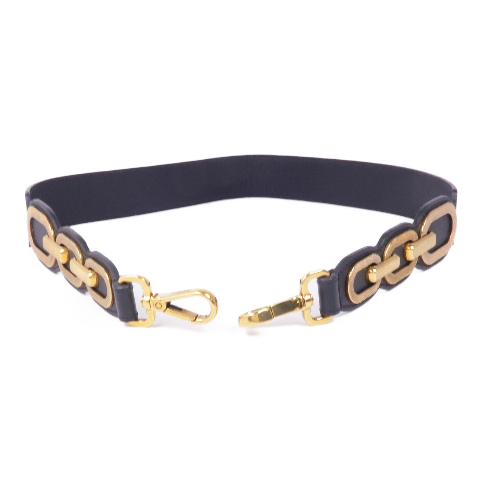 FENDI 牛皮皮革Shoulder Strap金扣肩帶