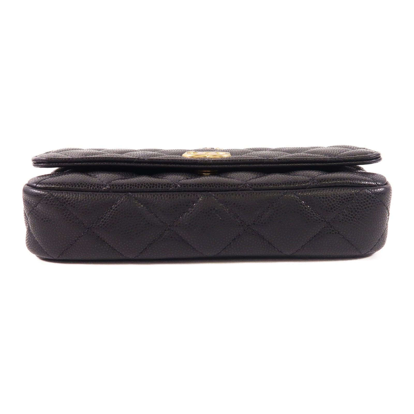 CHANEL 牛皮皮革Waist Bag金扣腰包