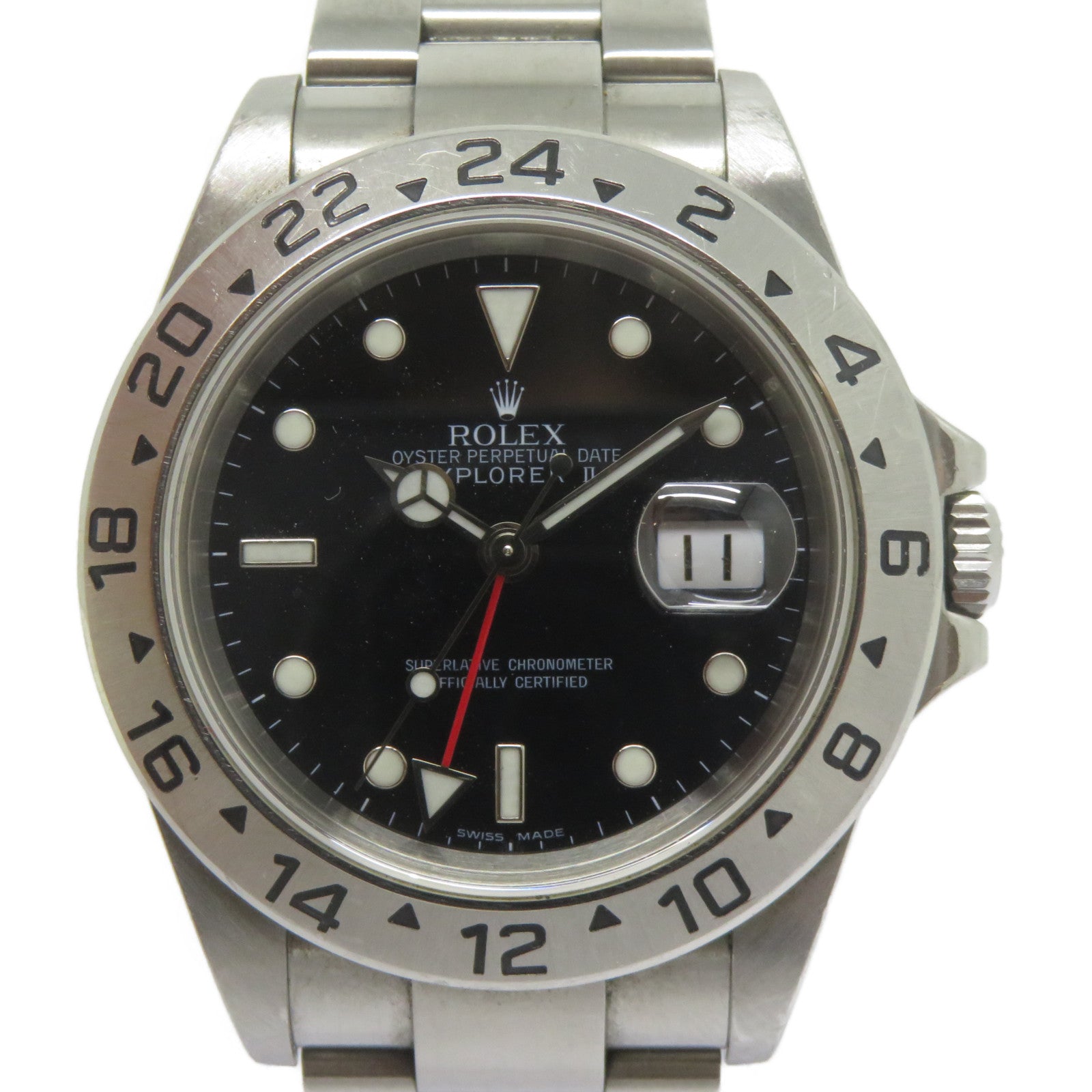 ROLEX ExplorerⅡ不鏽鋼手錶自動機芯黑色