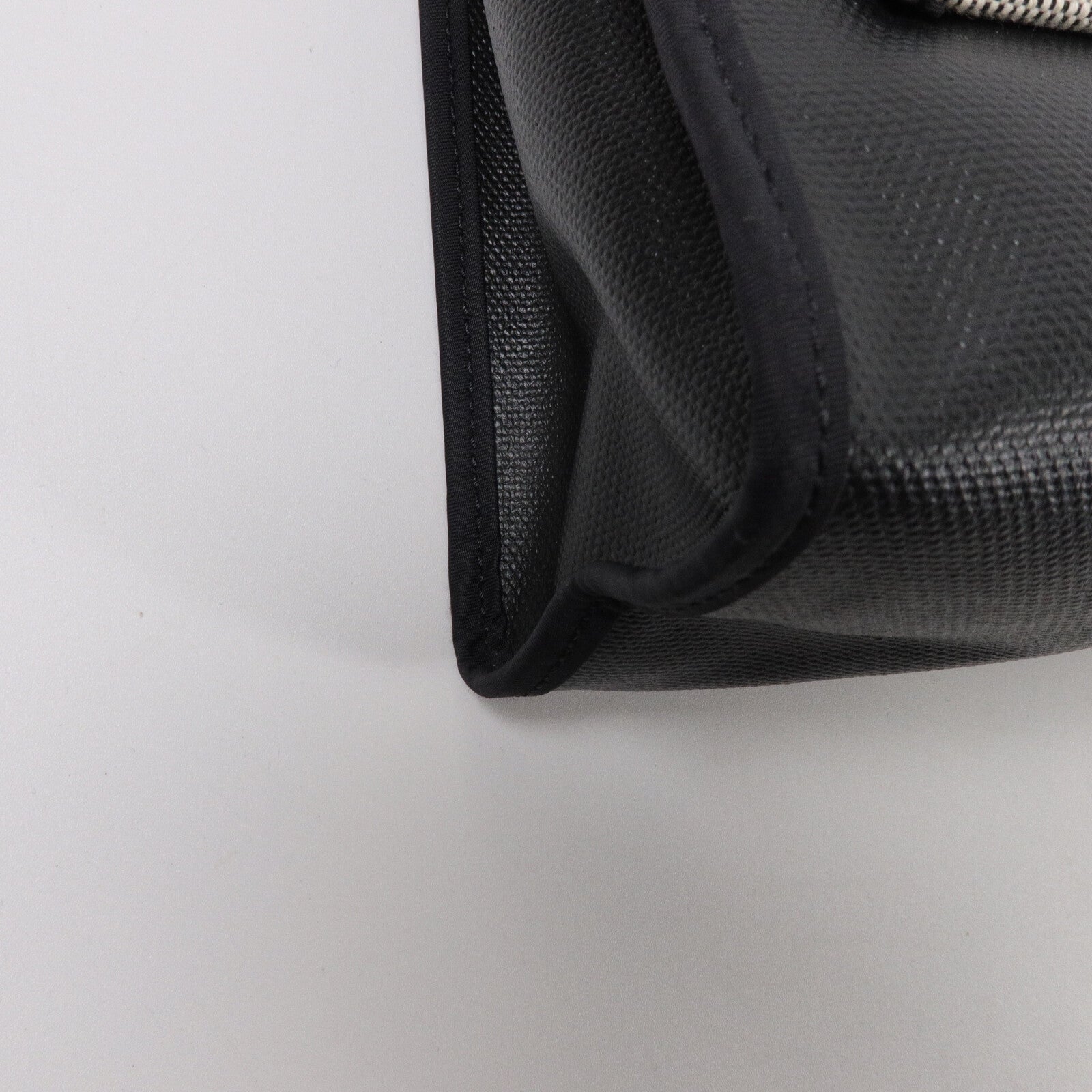 HERMES 帆布Herbag PM手挽肩背兩用袋Noir/Bleu Saphrie