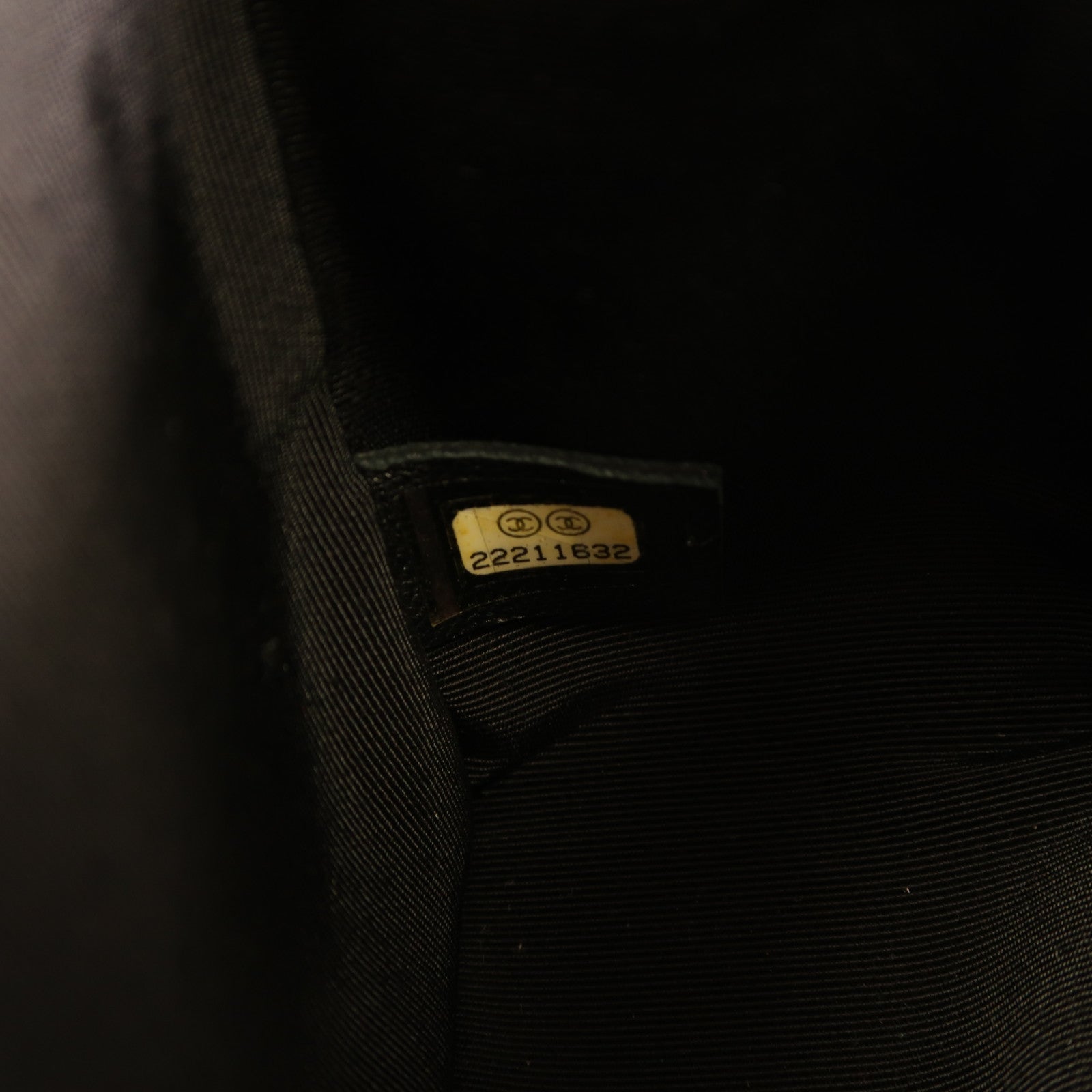 CHANEL CC SHW Boy 25 Chain Shoulder Bag Patent Leather Green