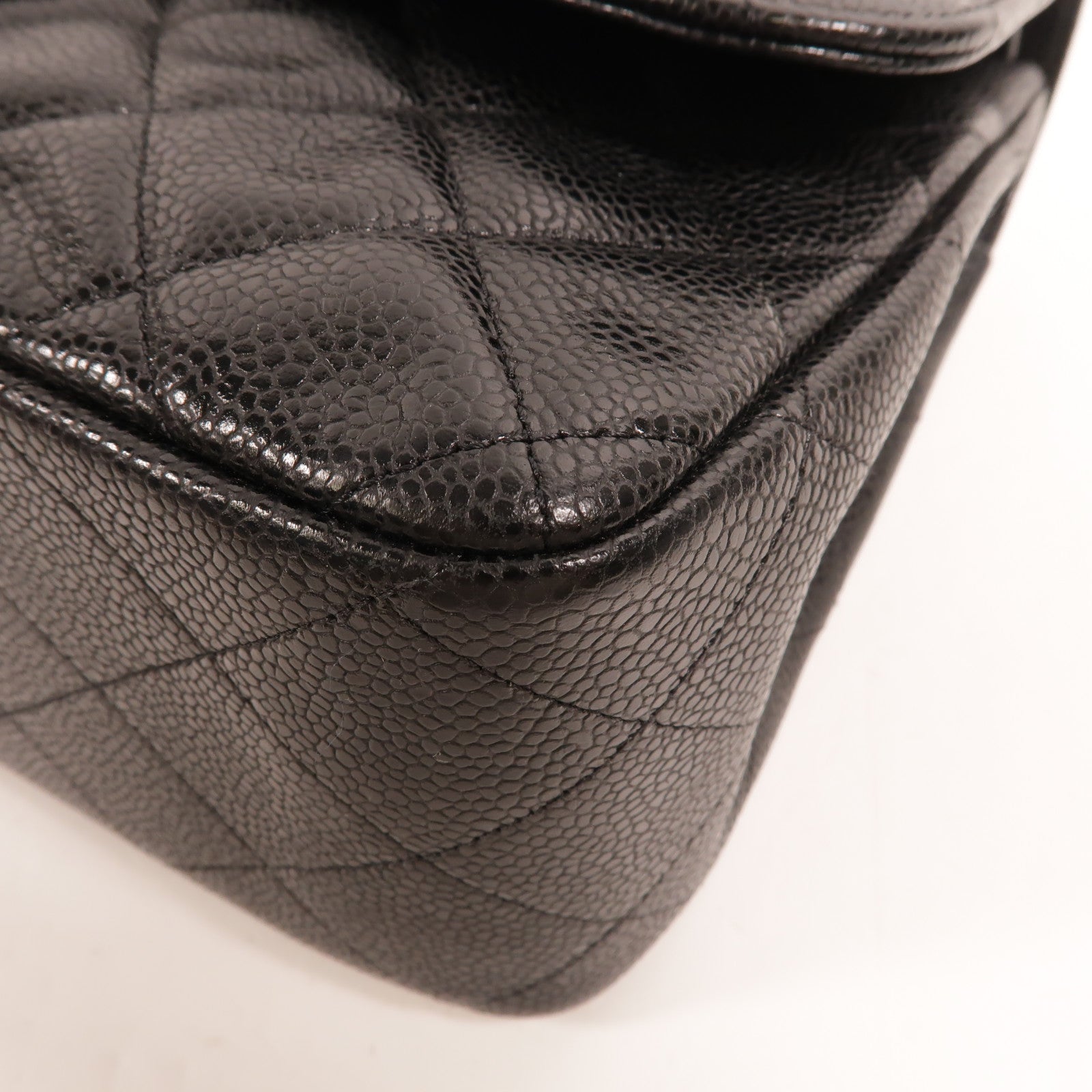 CHANEL 牛皮皮革Large Classic鏈帶肩背袋