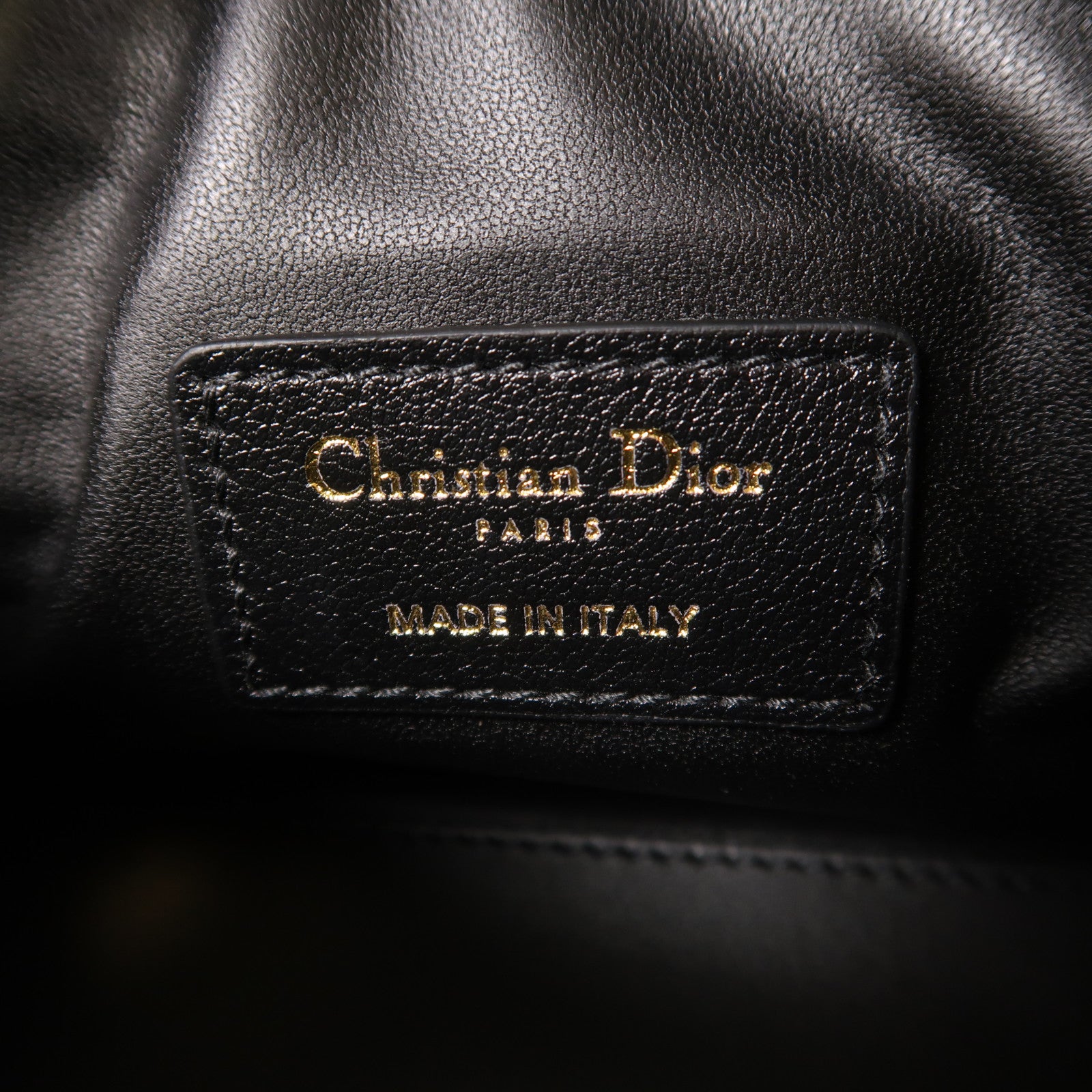 Dior 牛皮皮革2 Way Shoulder金扣手挽肩背兩用袋