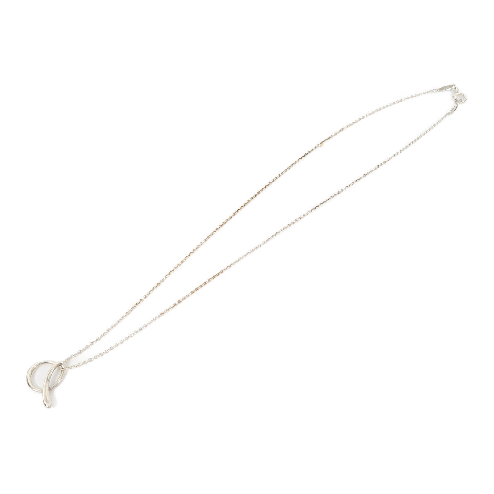 TIFFANY＆CO 925純銀Elsa Peletti Silver A項鍊