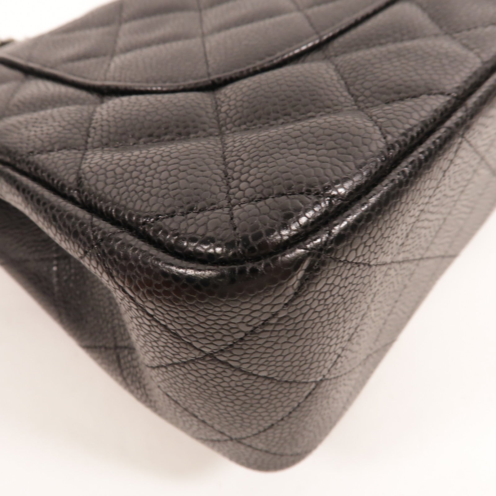 CHANEL 牛皮皮革Large Classic鏈帶肩背袋