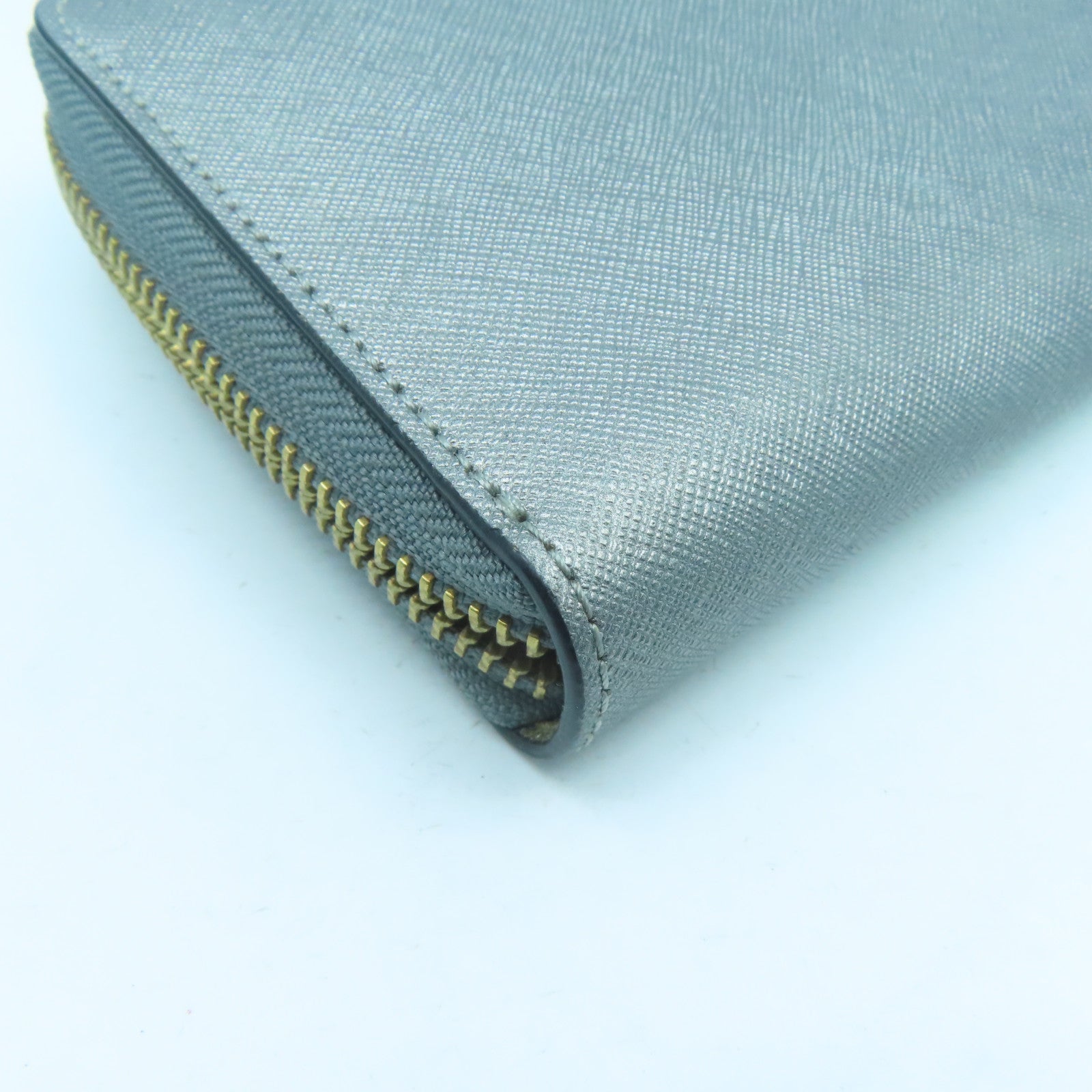 Kate Spade 【激減優惠】牛皮皮革Long Wallet金扣長錢包銀色