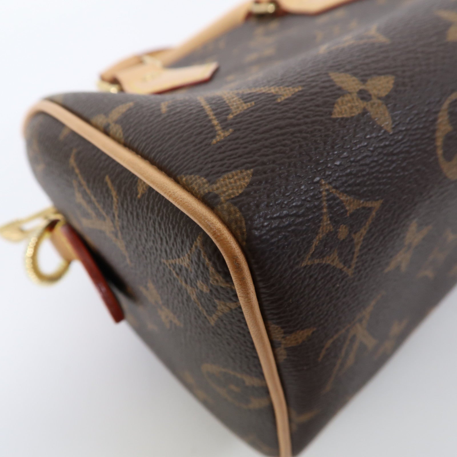 LOUIS VUITTON Monogram Speedy Bandouliere 20金扣手挽肩背兩用袋啡色