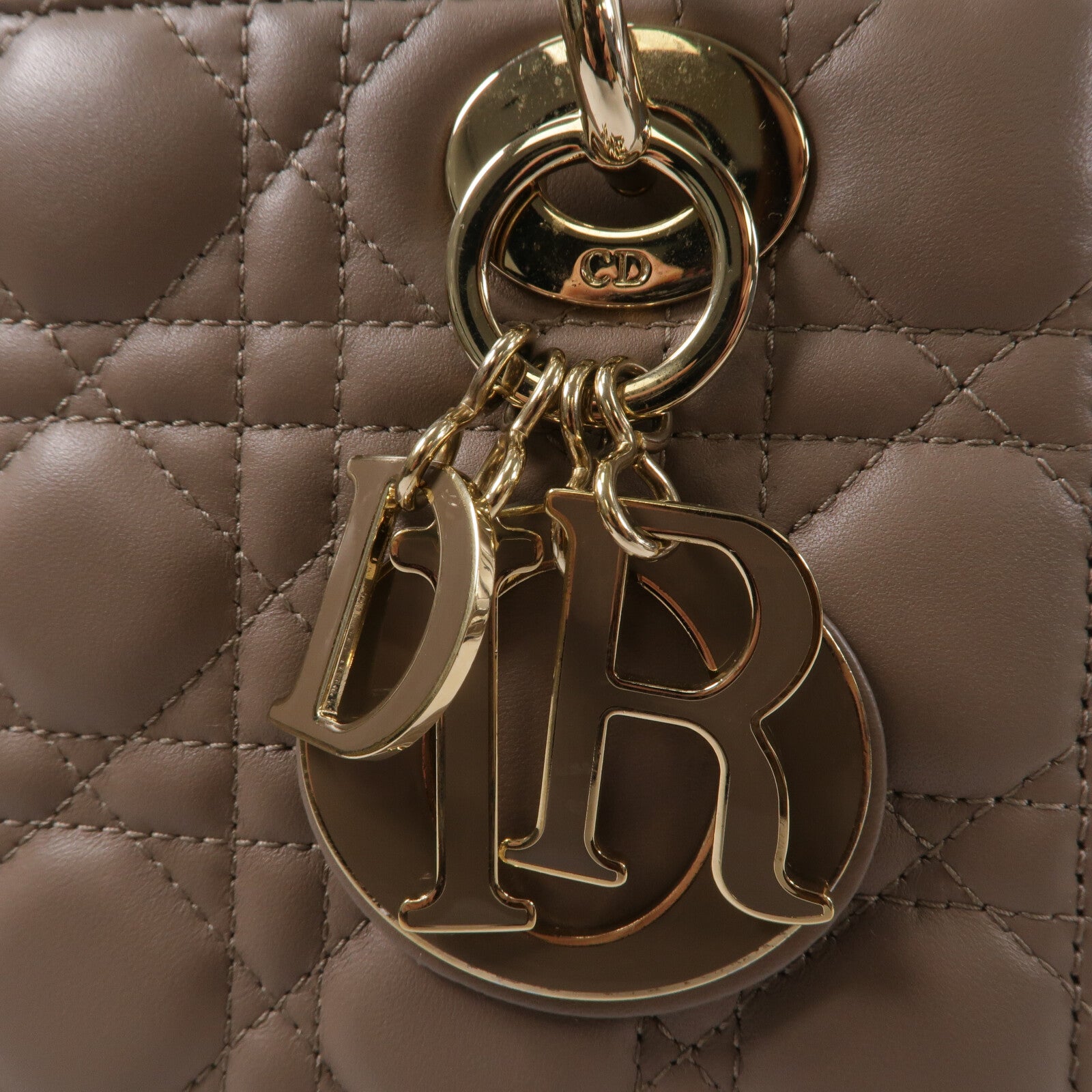Dior 羊皮皮革Lady Dior Small手挽肩背兩用袋