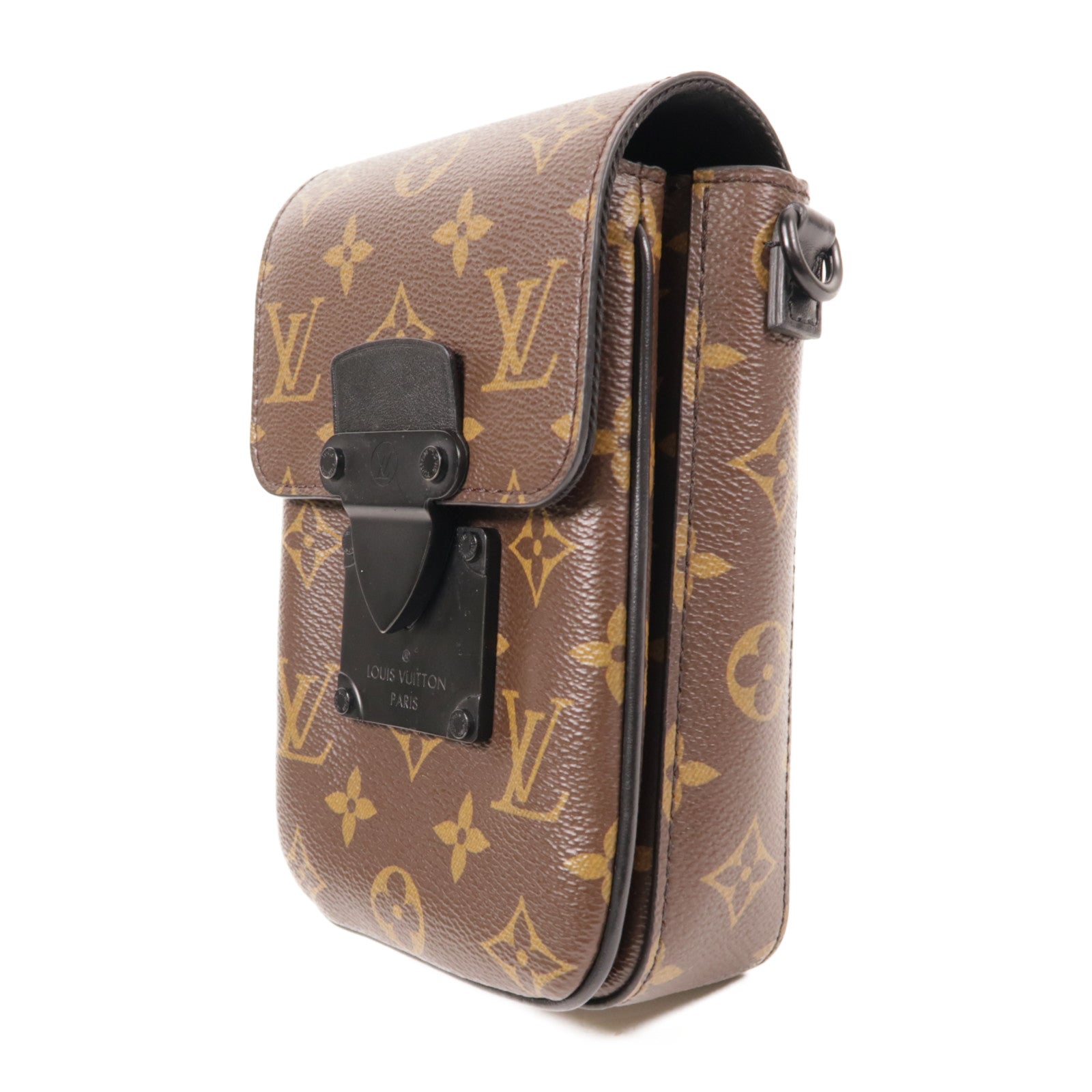 LOUIS VUITTON Monogram S-Lock Vertical肩背袋