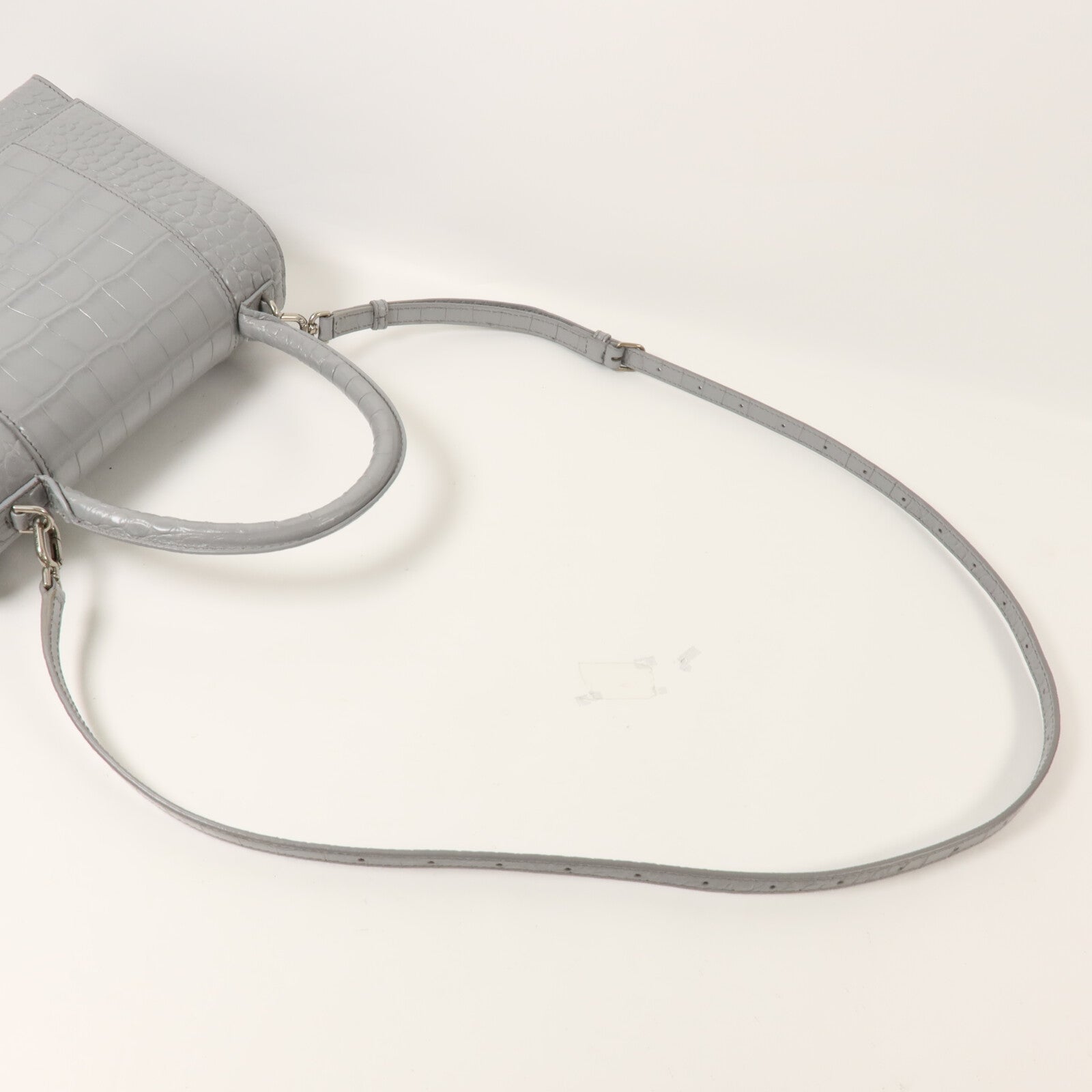 BALENCIAGA 牛皮皮革Hourglass手挽肩背兩用袋