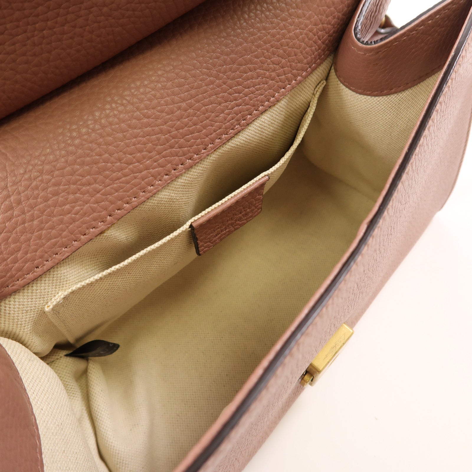 GUCCI GG GHW 2 Way Shoulder Hand Bag Calfskin Leather 442622 Pink