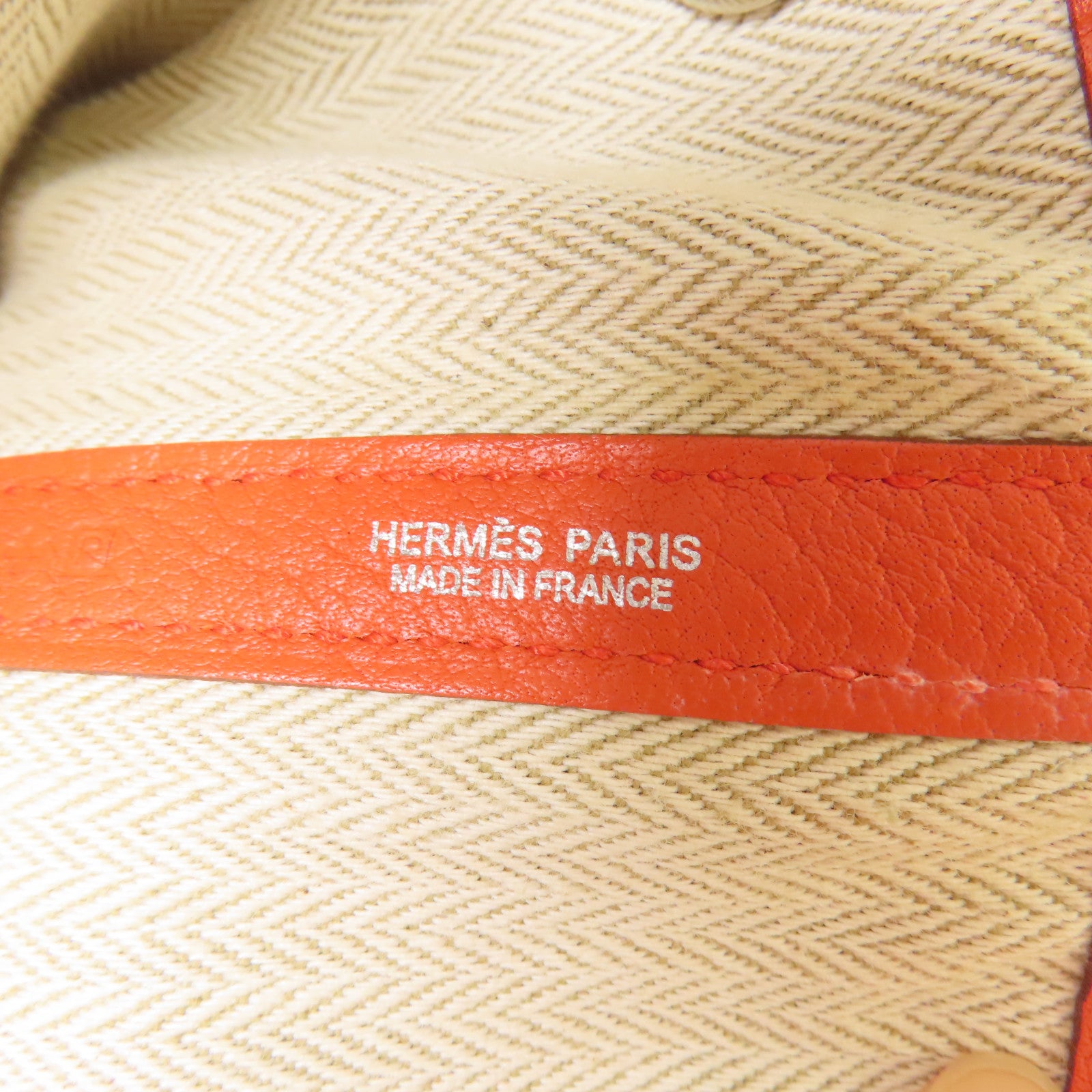 HERMES 【激減優惠】Negonda皮革Garden Party PM銀扣手挽袋