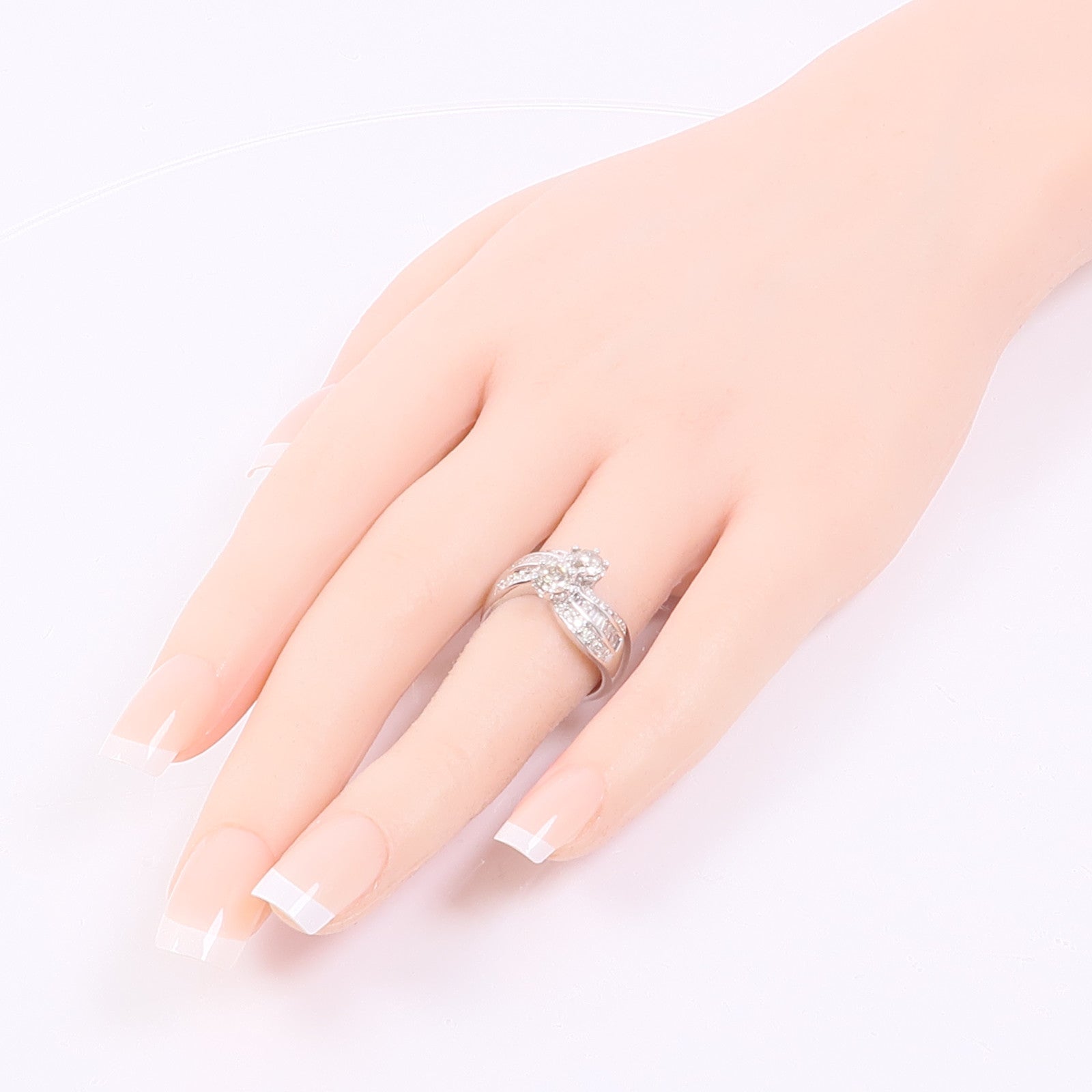JEWELRY 【激減優惠】18K白金Diamond Ring鑽石戒指US#6.25