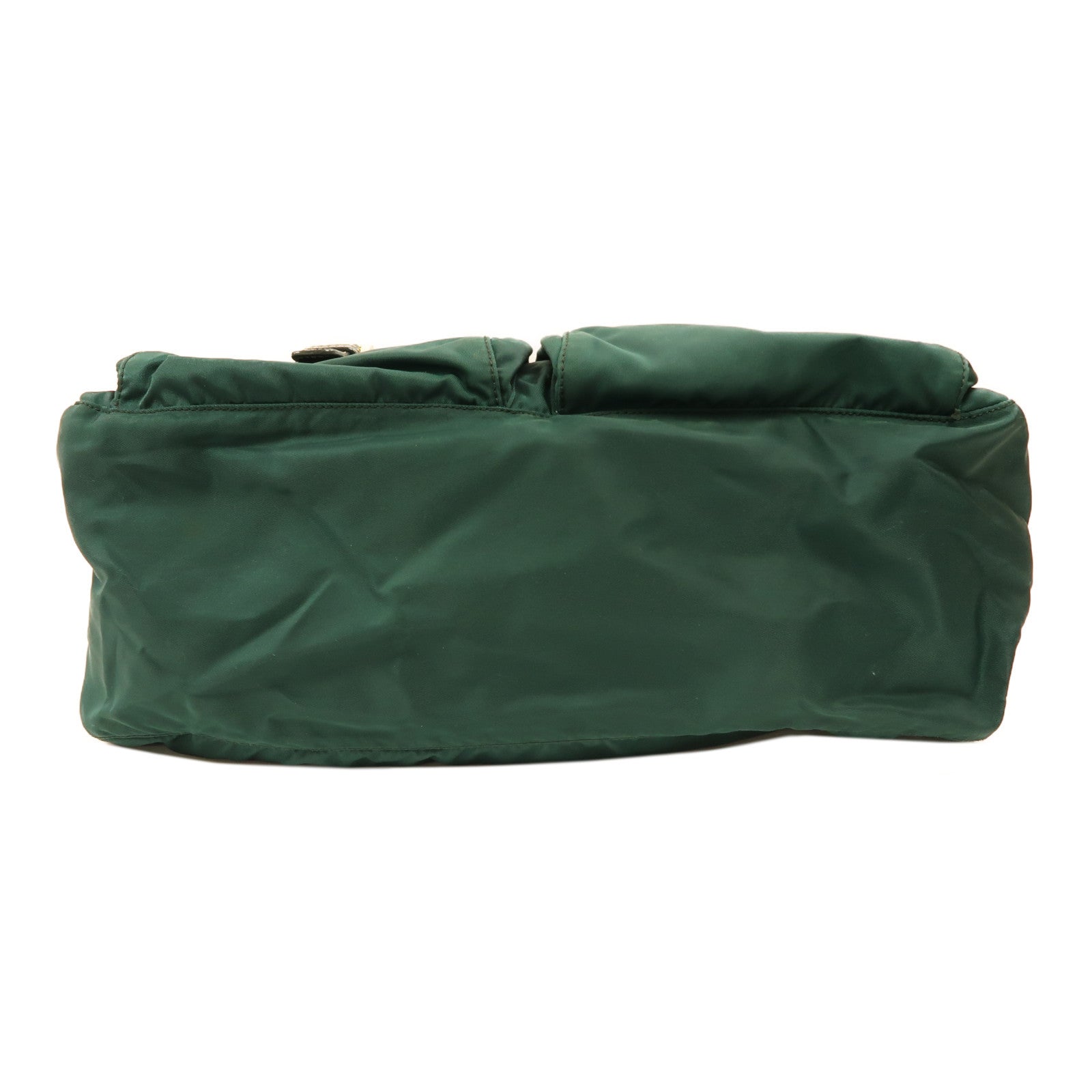 PRADA 尼龍Shoulder Bag金扣肩背袋綠色
