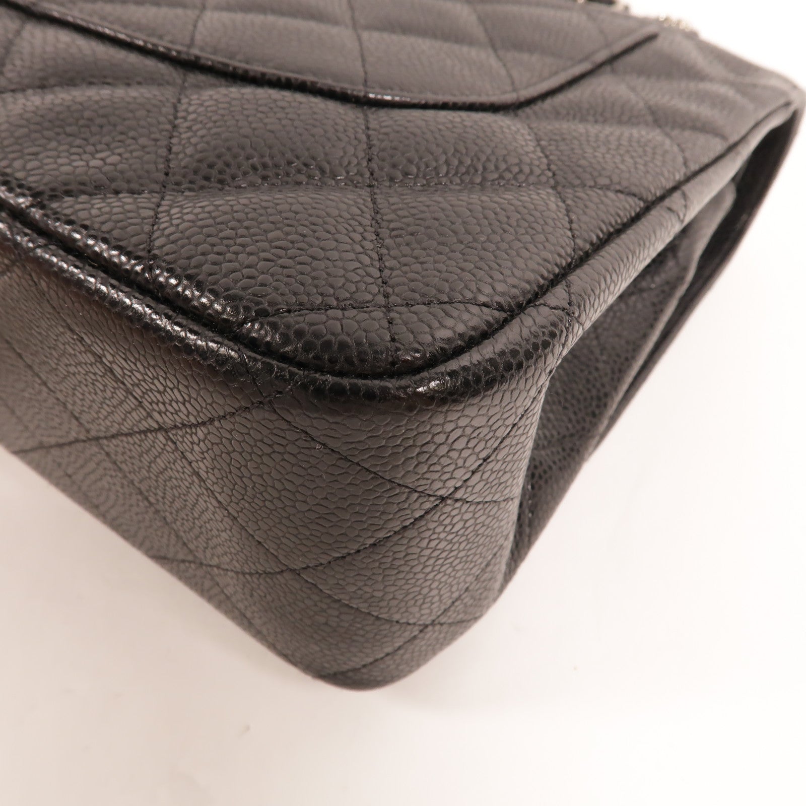 CHANEL 牛皮皮革Large Classic鏈帶肩背袋