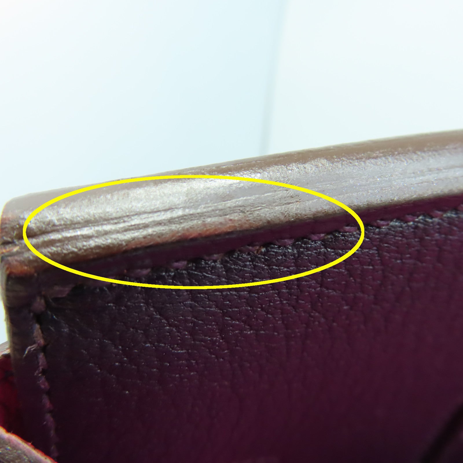 HERMES Chevre皮革Birkin 35銀扣手挽袋葡萄乾紫色