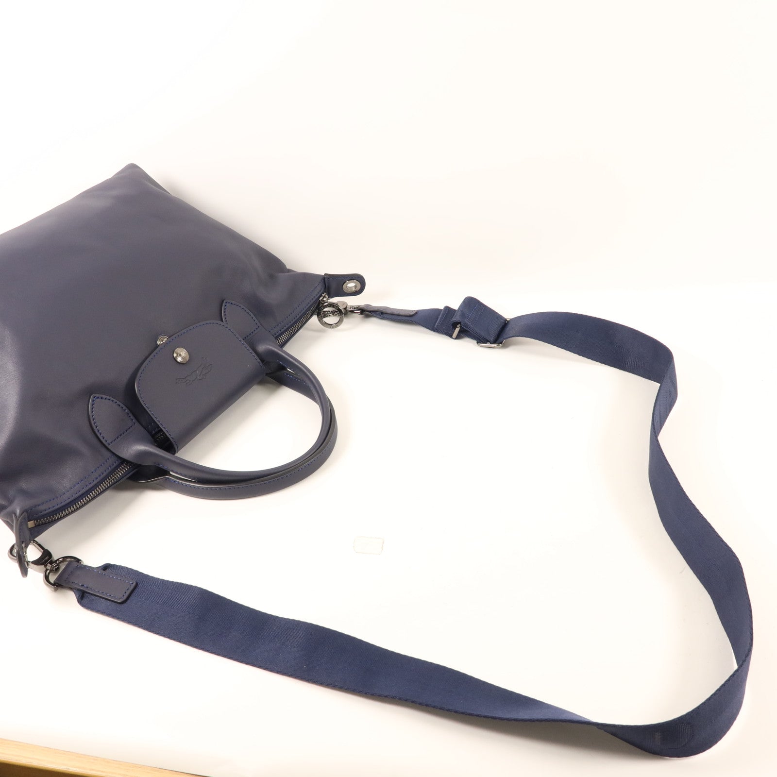 Longchamp 牛皮皮革2 Way Shoulder Bag手挽肩背兩用袋