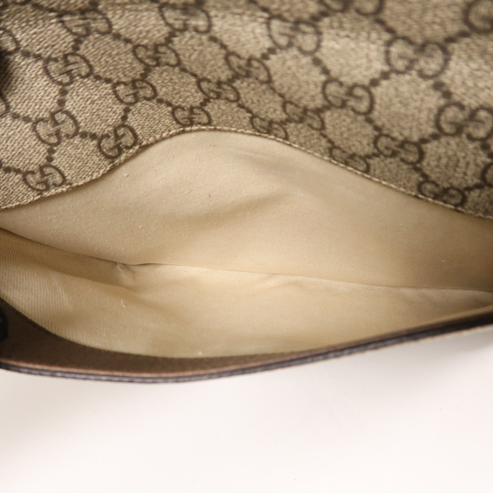 GUCCI 塗層帆布Shoulder Bag金扣肩背袋
