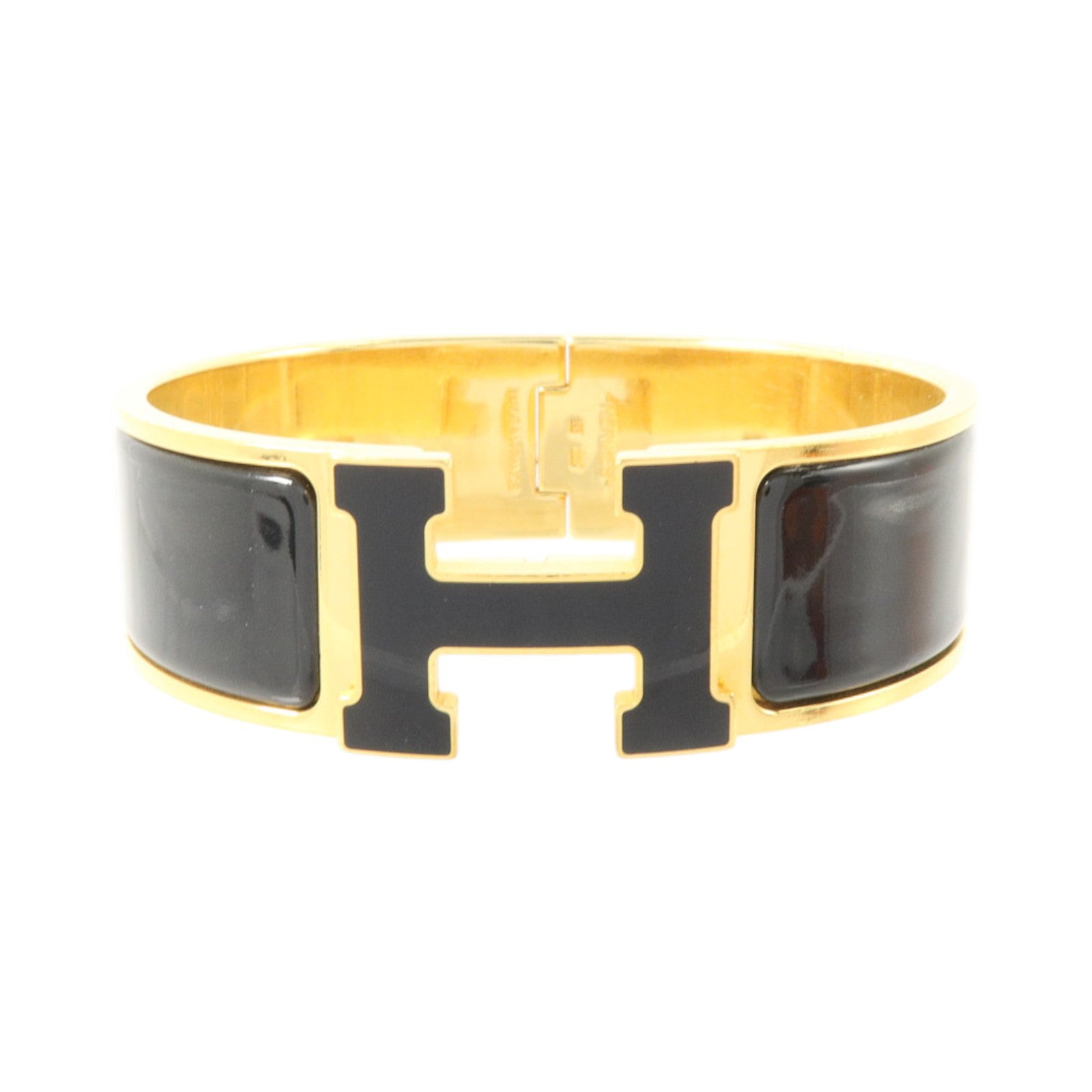 HERMES 金屬/琺瑯Clic-Clac H Bracelet金扣手鏈