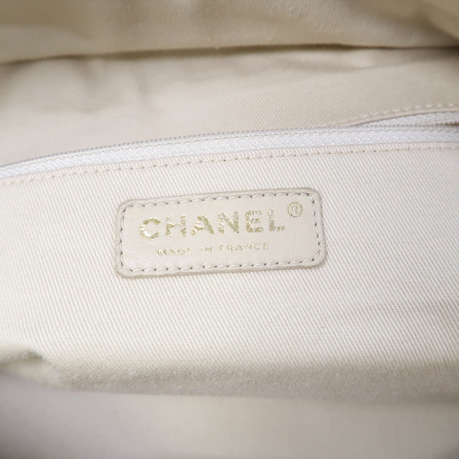 CHANEL 【激減優惠】菱格牛皮皮革Shoulder Bag肩背袋米色