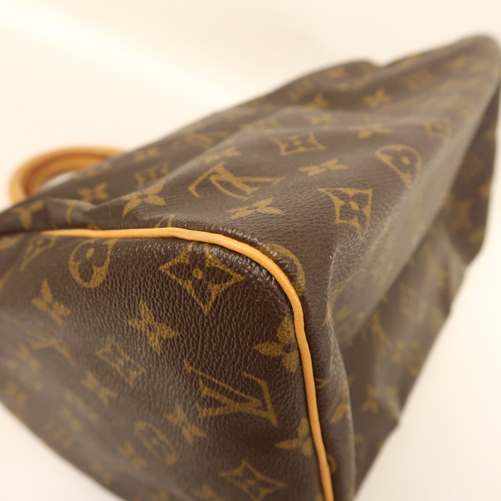 LOUIS VUITTON Monogram Speedy 30金扣手挽袋棕色