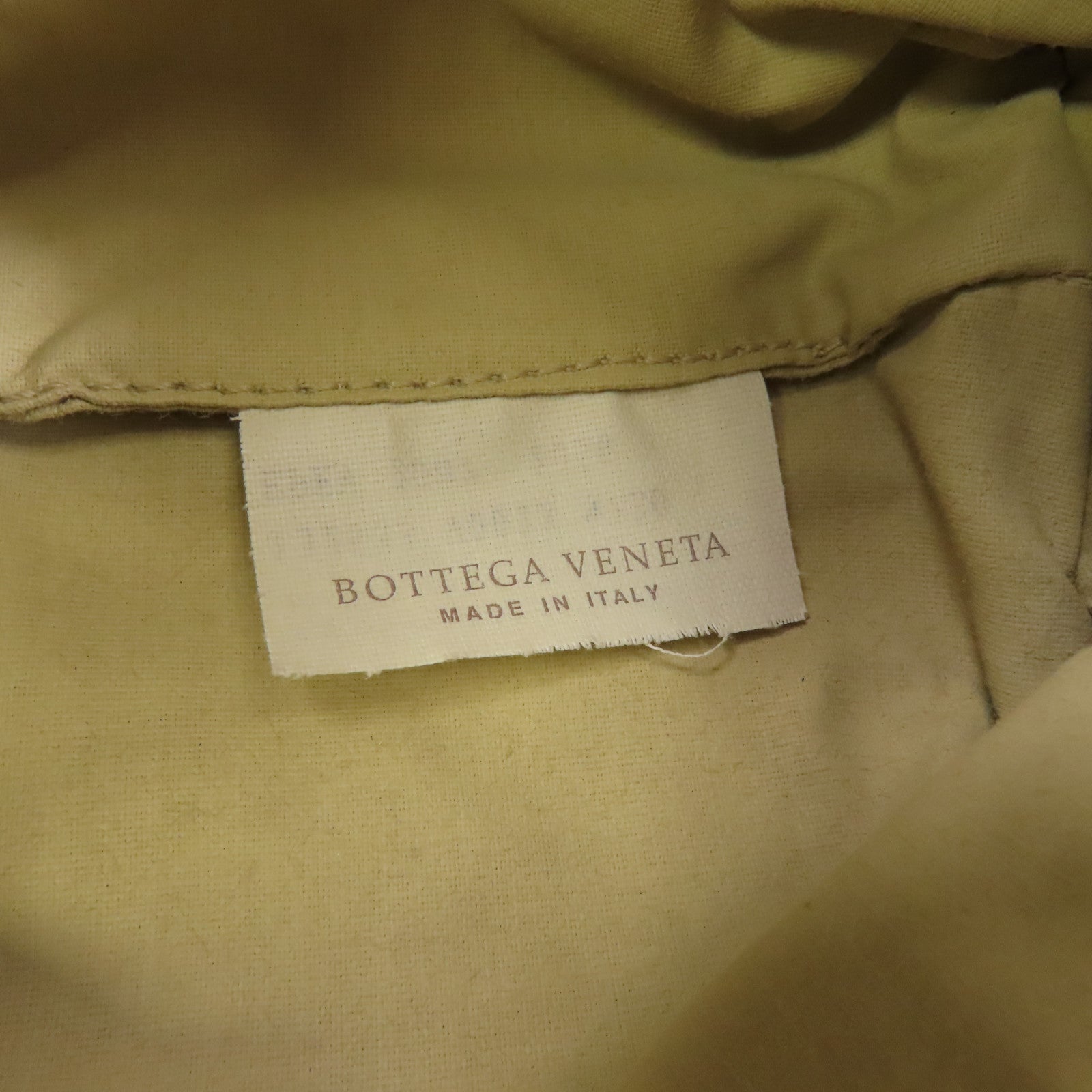 BOTTEGA VENETA 織紋皮革Clutch Bag金扣手拿包米色