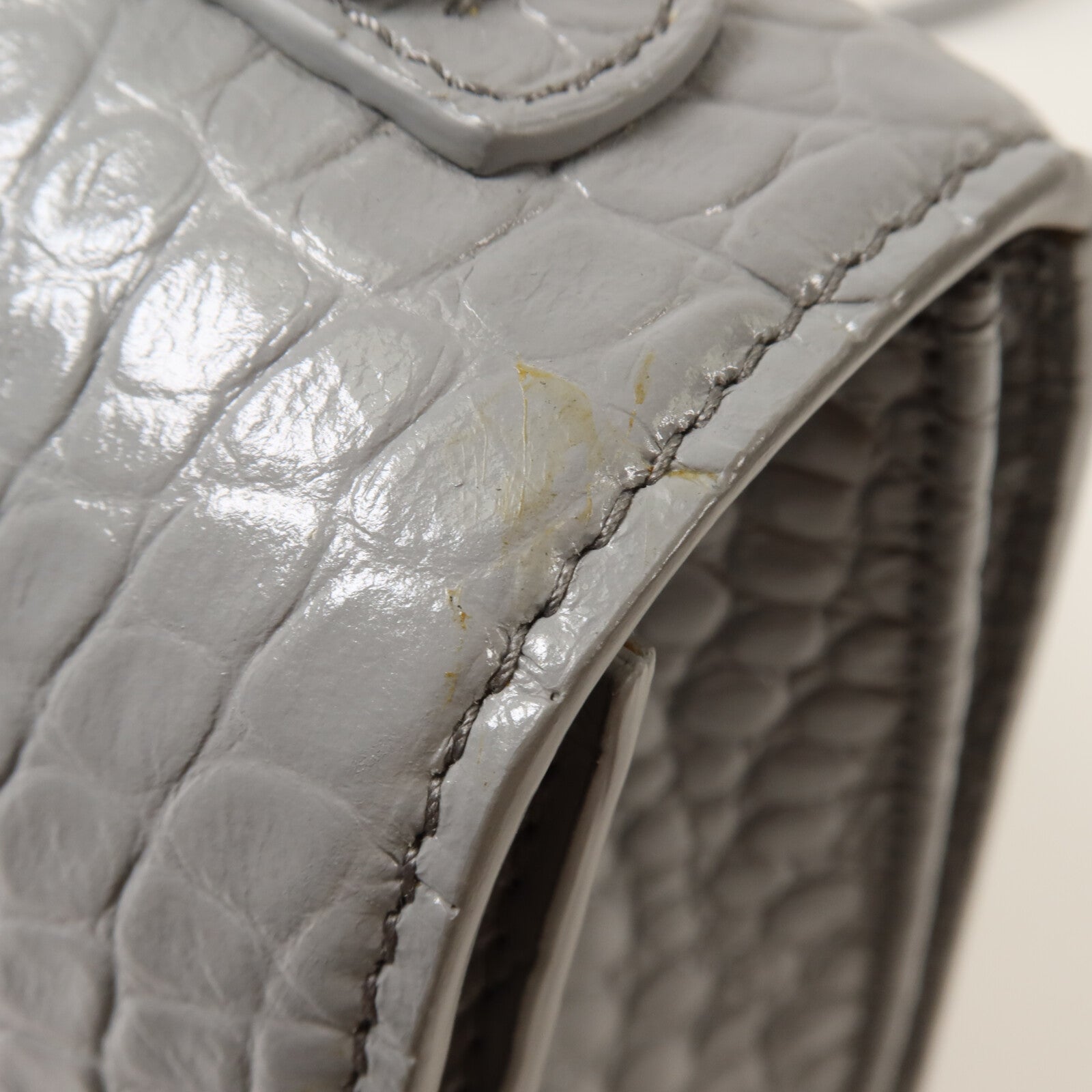 BALENCIAGA 牛皮皮革Hourglass手挽肩背兩用袋