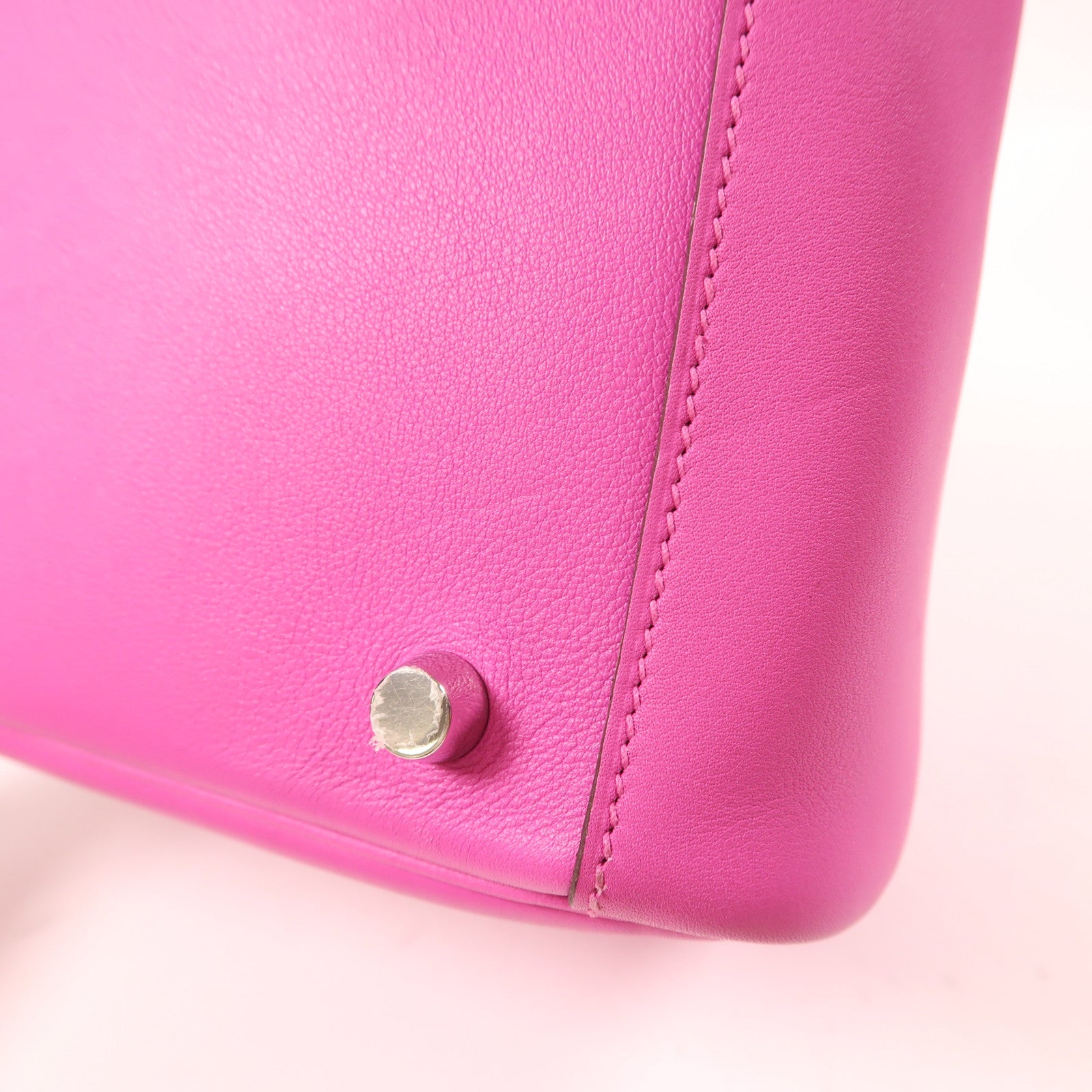 HERMES Swift皮革Lindy 26銀扣手挽肩背兩用袋