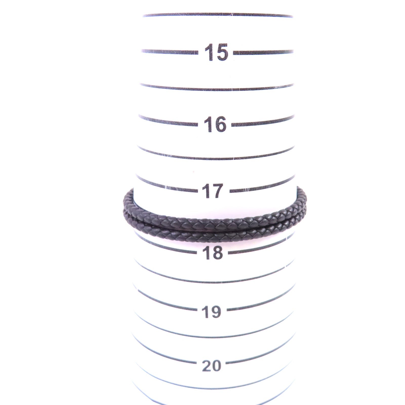 HERMES Swift皮革Tournis Tresse Bracelet金扣手鏈Noir黑色/金色