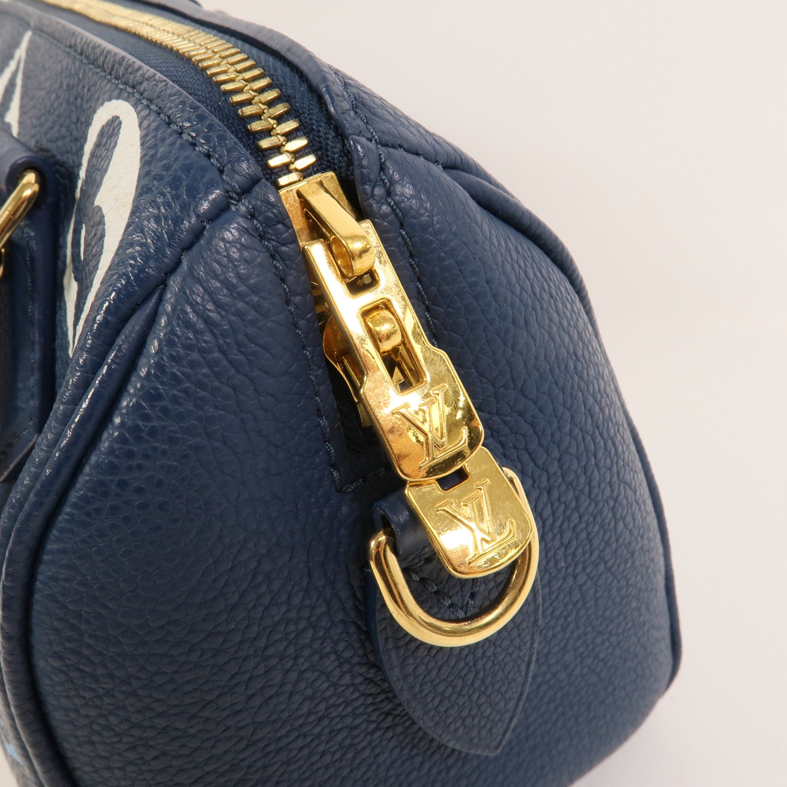 LOUIS VUITTON Monogram Empreinte Speedy Bandouliere 20手挽肩背兩用袋