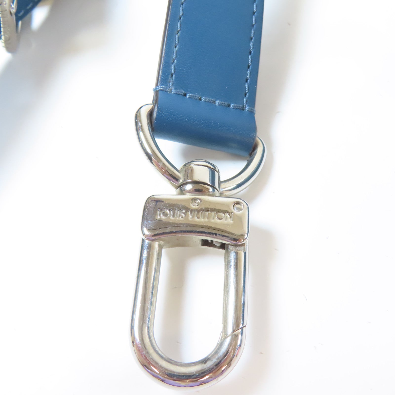LOUIS VUITTON 【激減優惠】Epi Porte Documents Jour銀扣手挽肩背兩用袋藍色