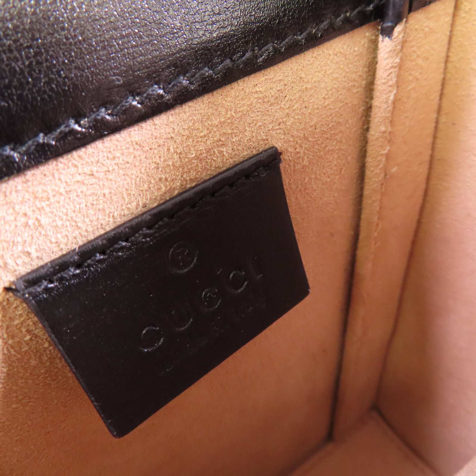 GUCCI 【激減優惠】牛皮皮革Horsebit 1955 Mini Shoulder Bag金扣肩背袋黑色