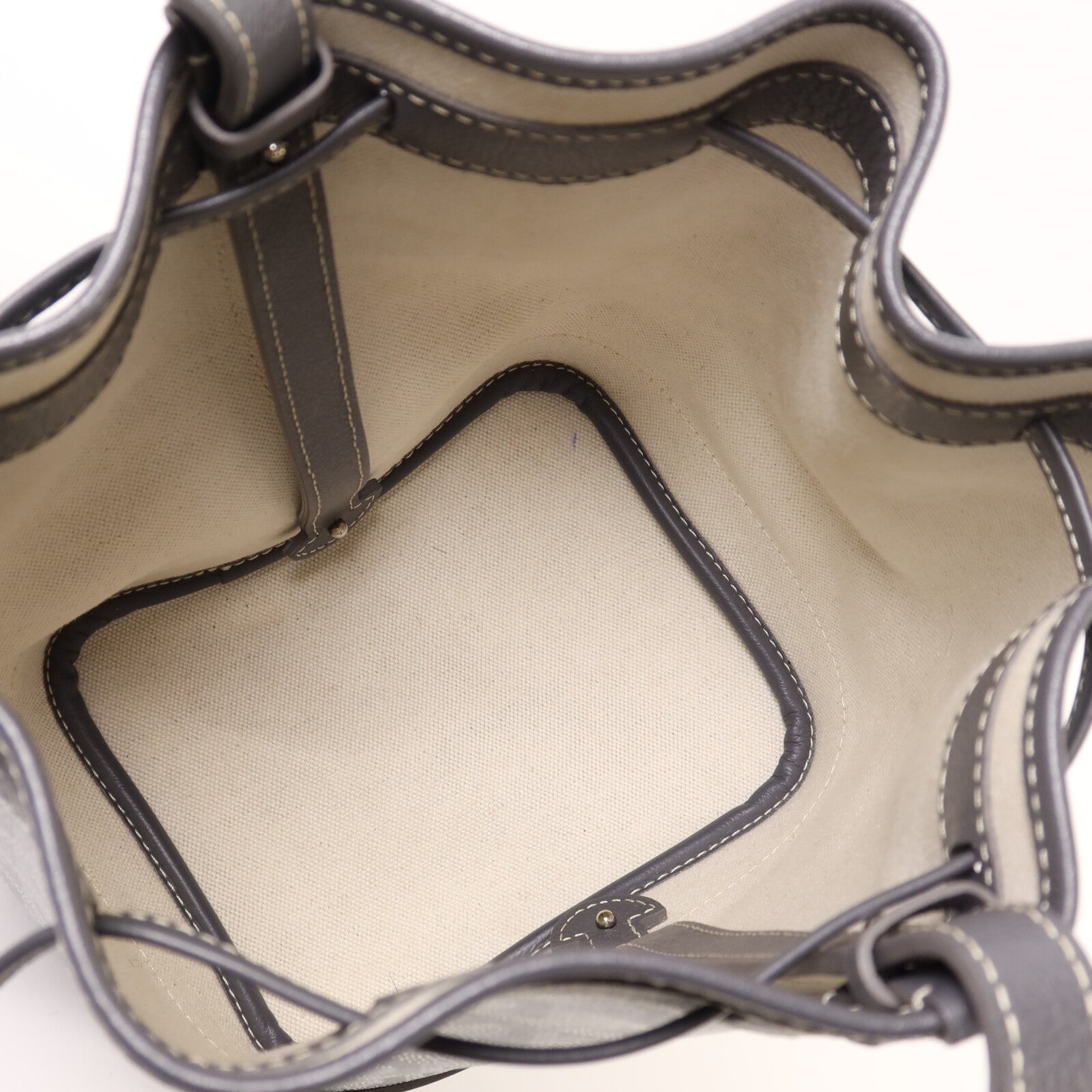 GOYARD 塗層帆布Petit Flot Bucket Bag銀扣肩背袋