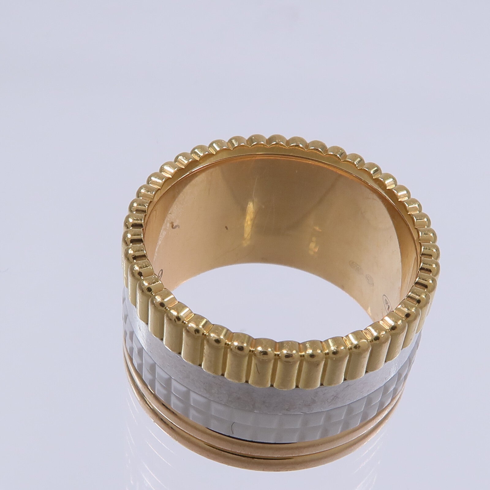Boucheron 18K玫瑰金/黃金/白金Quatre White Edition陶瓷戒指