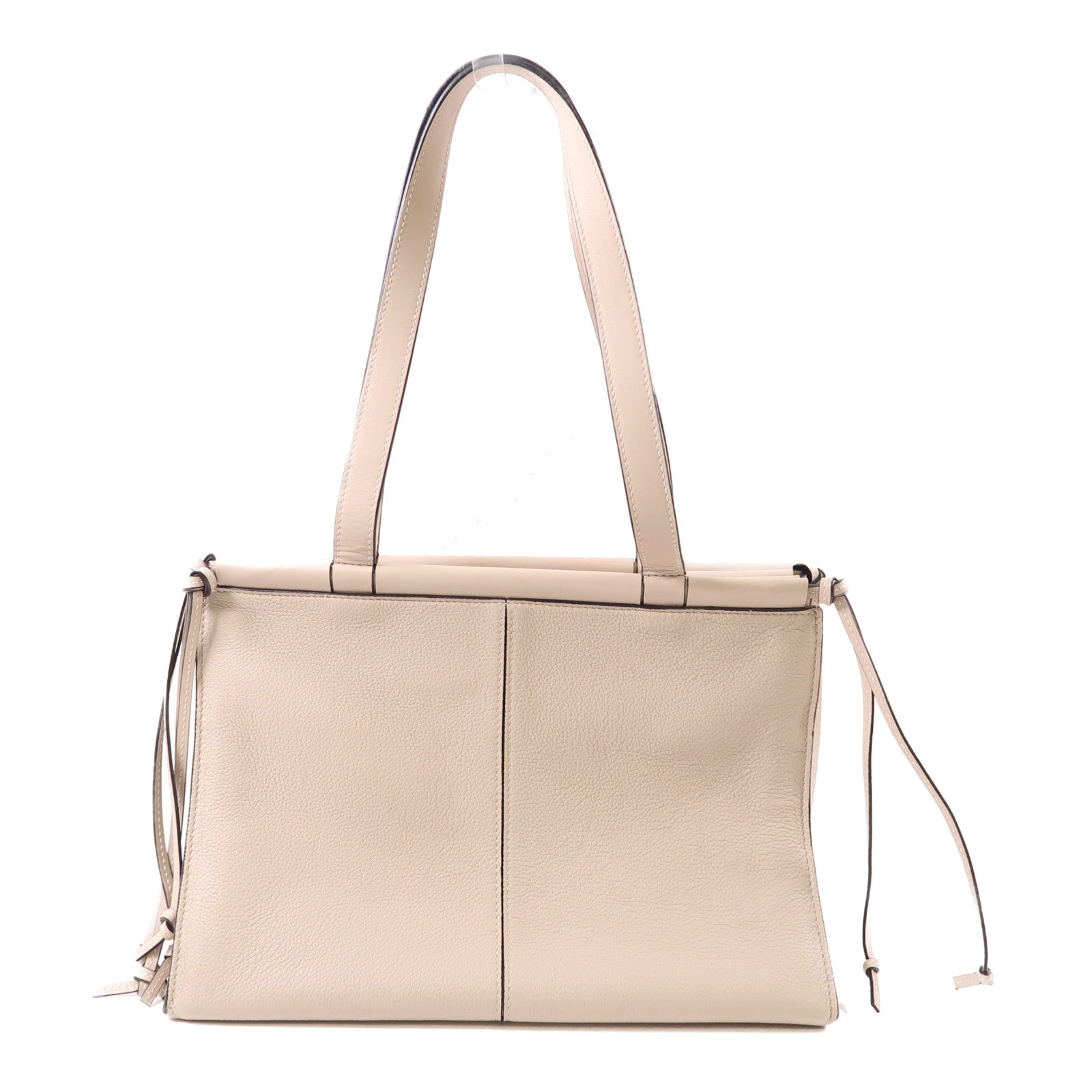 LOEWE 【激減優惠】牛皮皮革Tote Bag手挽袋米色
