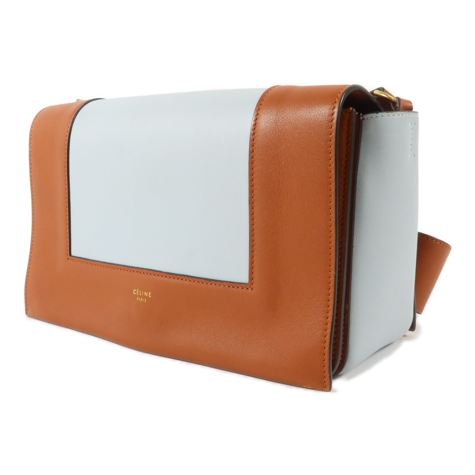 CELINE 牛皮皮革Frame Medium肩背袋