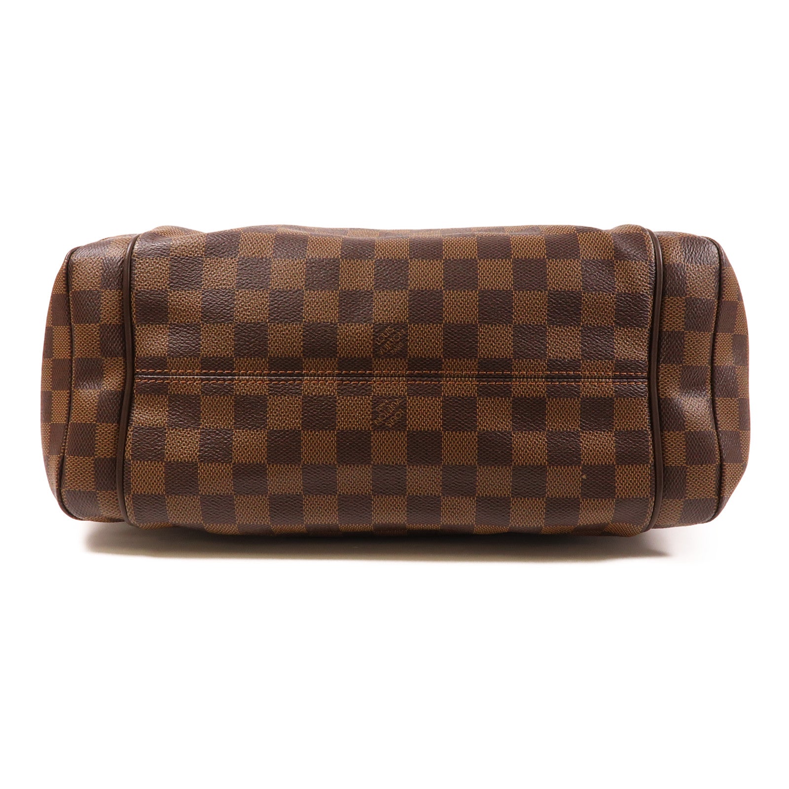LOUIS VUITTON Damier Ebene Totally MM金扣肩背袋啡色