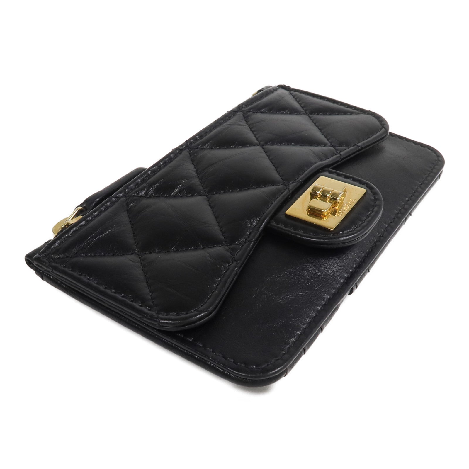 CHANEL 羊皮皮革2.55 Card Case卡片套