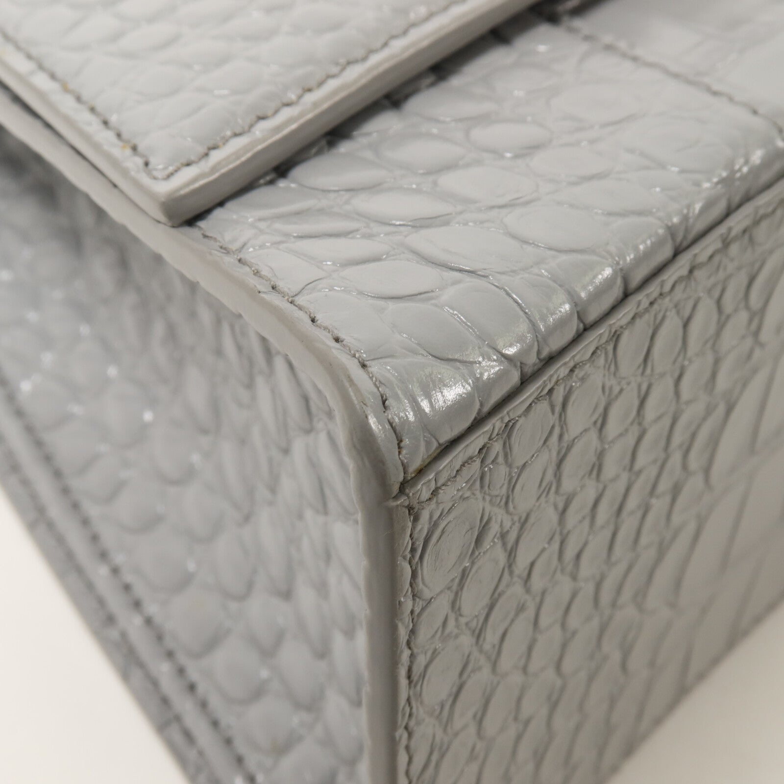 BALENCIAGA 牛皮皮革Hourglass手挽肩背兩用袋