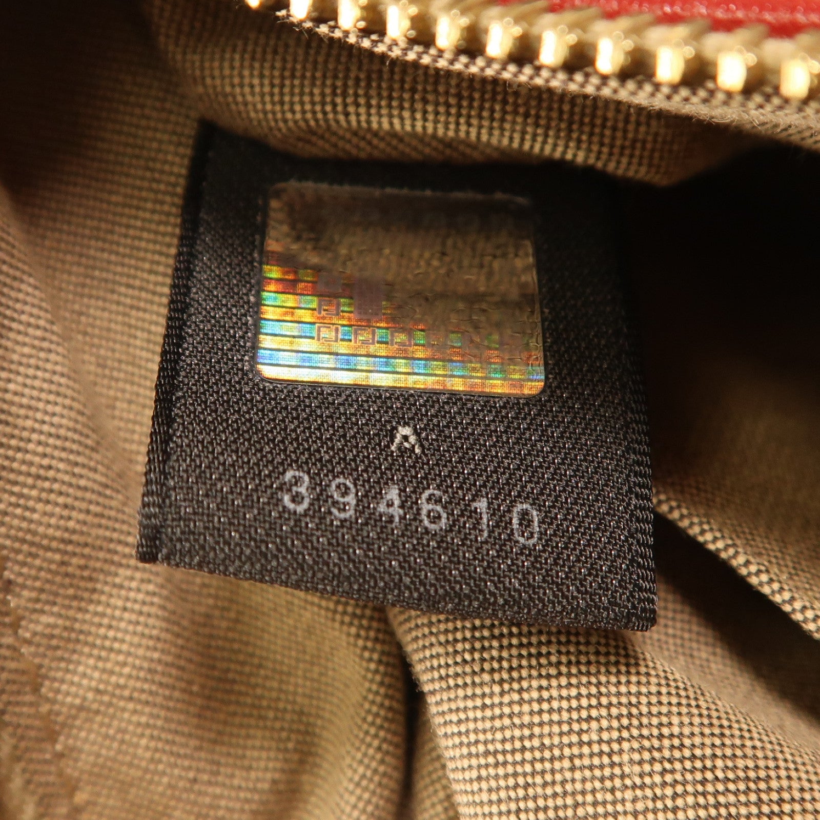 FENDI 帆布Shoulder Bag/Handbag金扣肩背袋/手挽袋