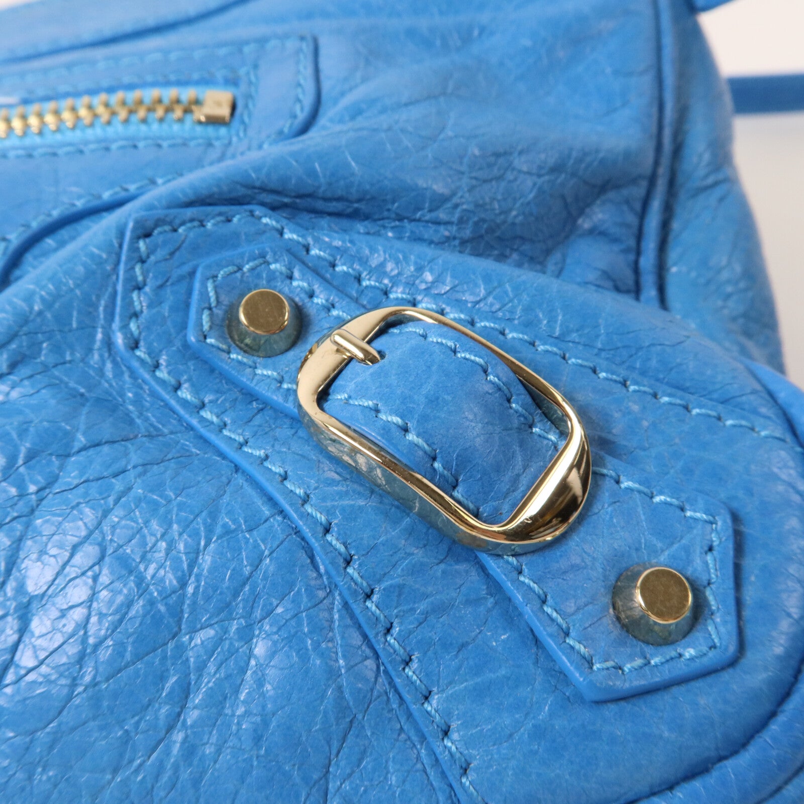 BALENCIAGA 羊皮皮革Motocross Classic Hip Crossbody肩背袋