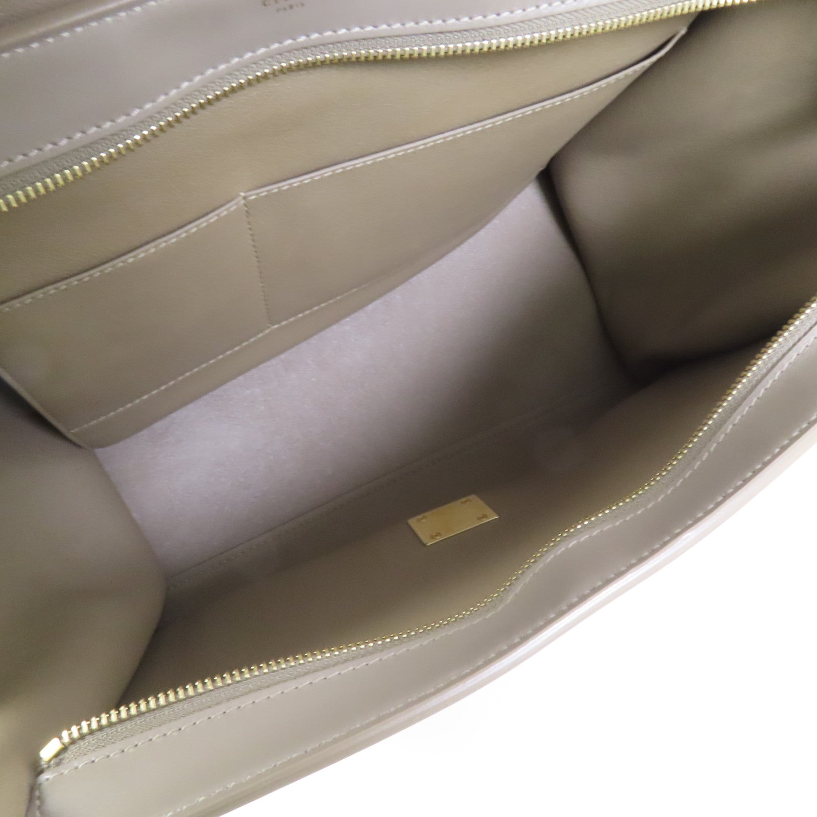 CELINE 牛皮皮革Trapeze金扣手挽肩背兩用袋