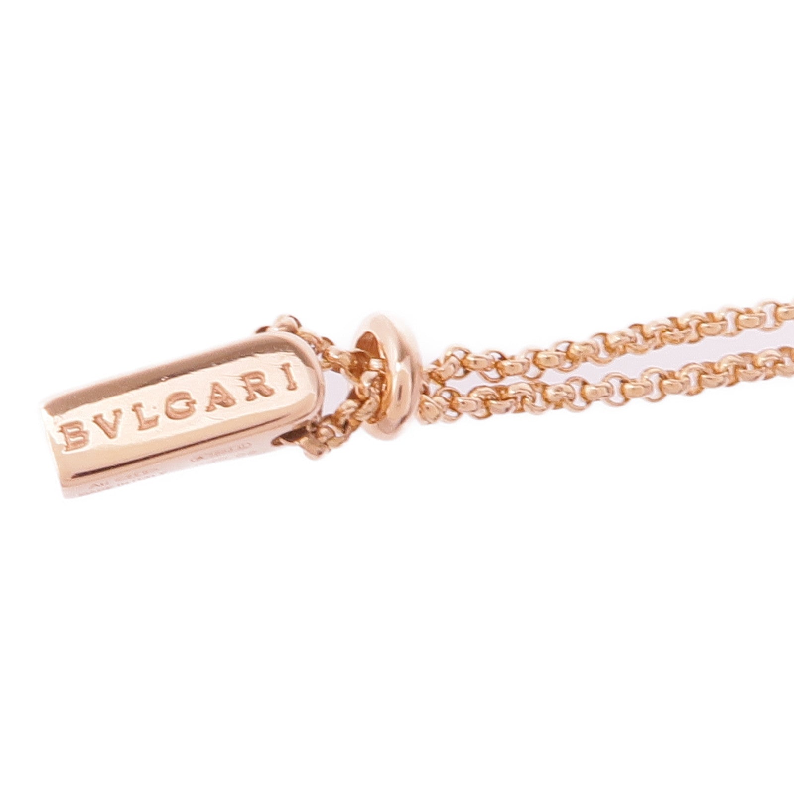 BVLGARI 【激減優惠】18K玫瑰金Gelati珍珠母貝/鑽石手鏈