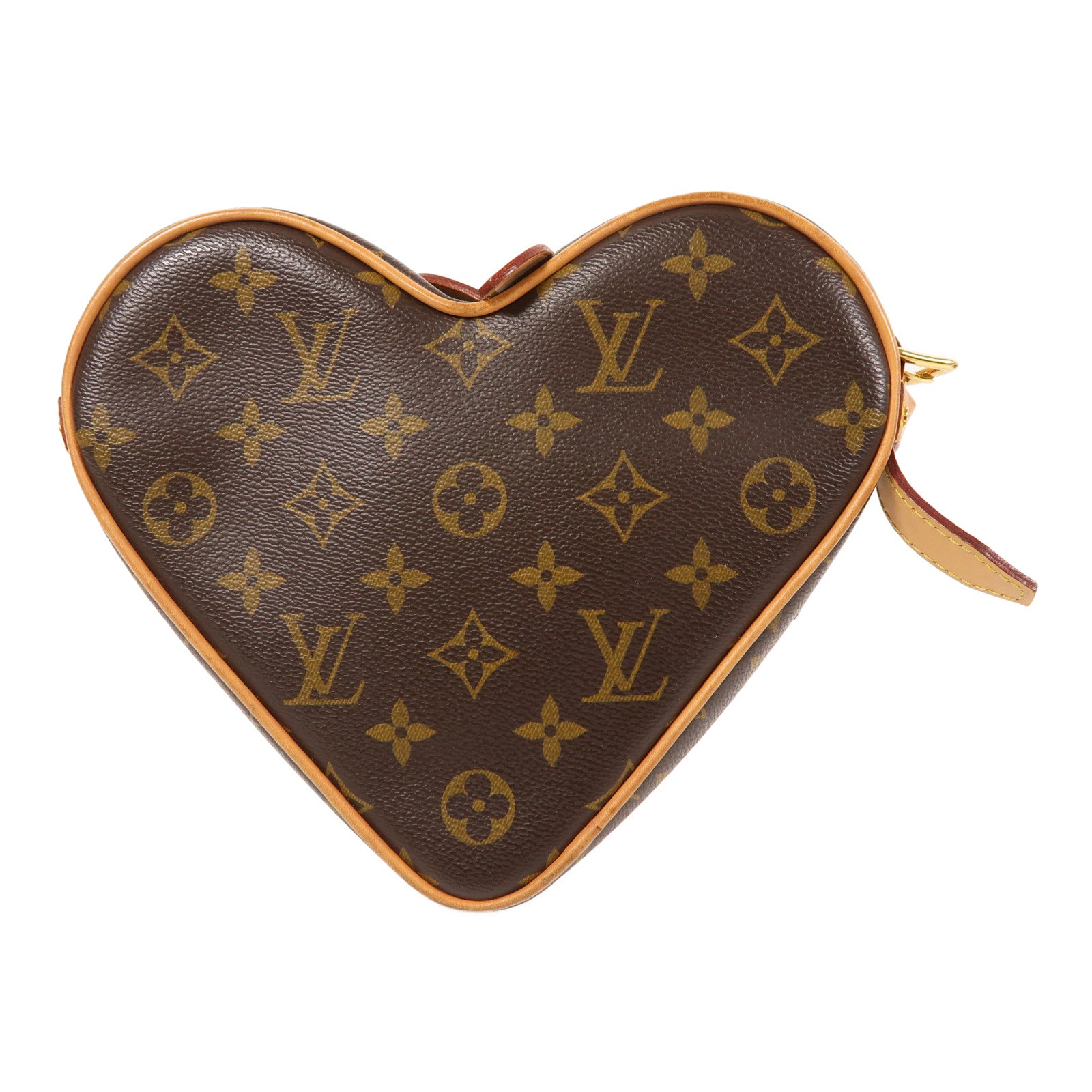 LOUIS VUITTON LV GHW Sac Coeur Shoulder Bag M57456 Monogram Game On Brown