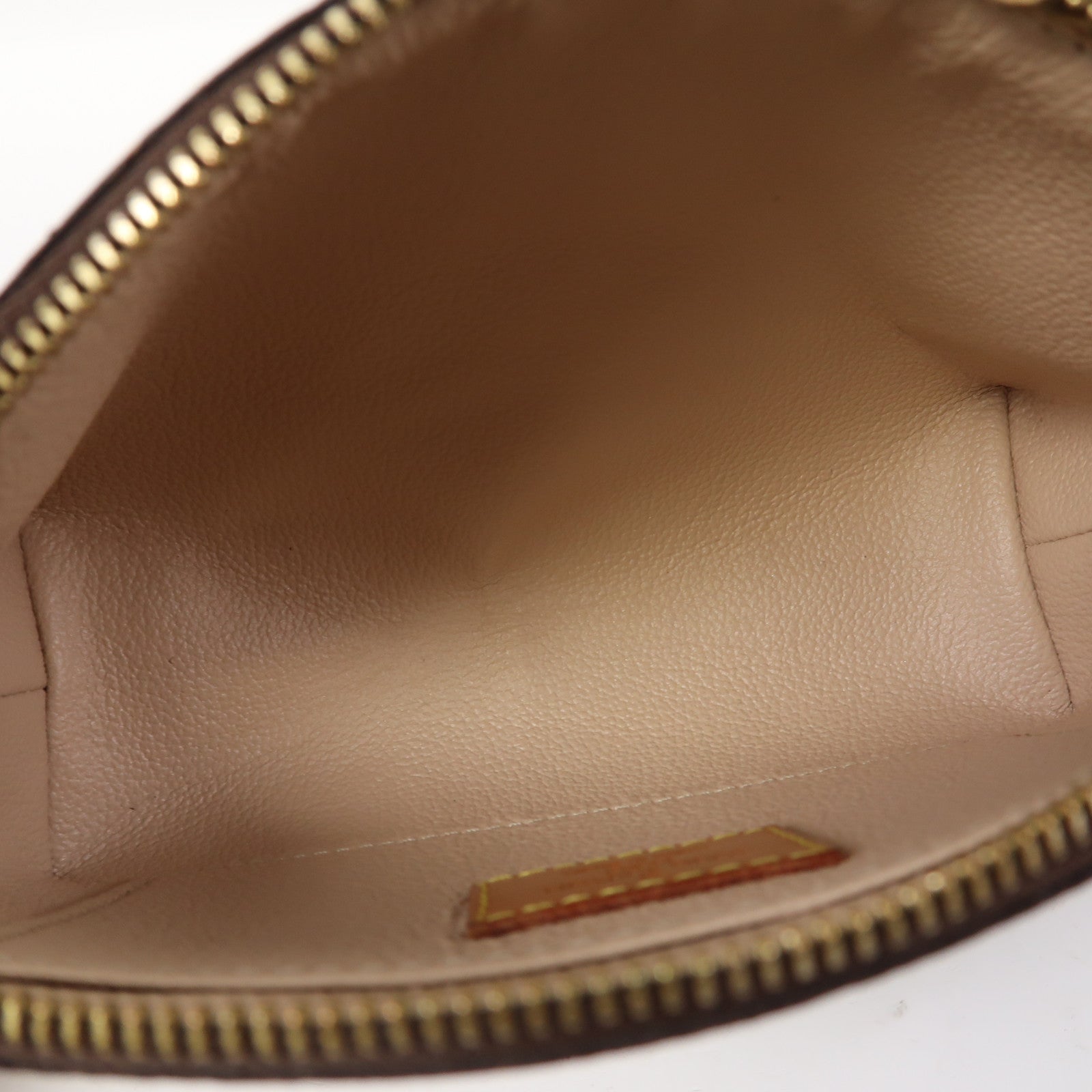 LOUIS VUITTON Monogram Pouch金扣手拿包啡色
