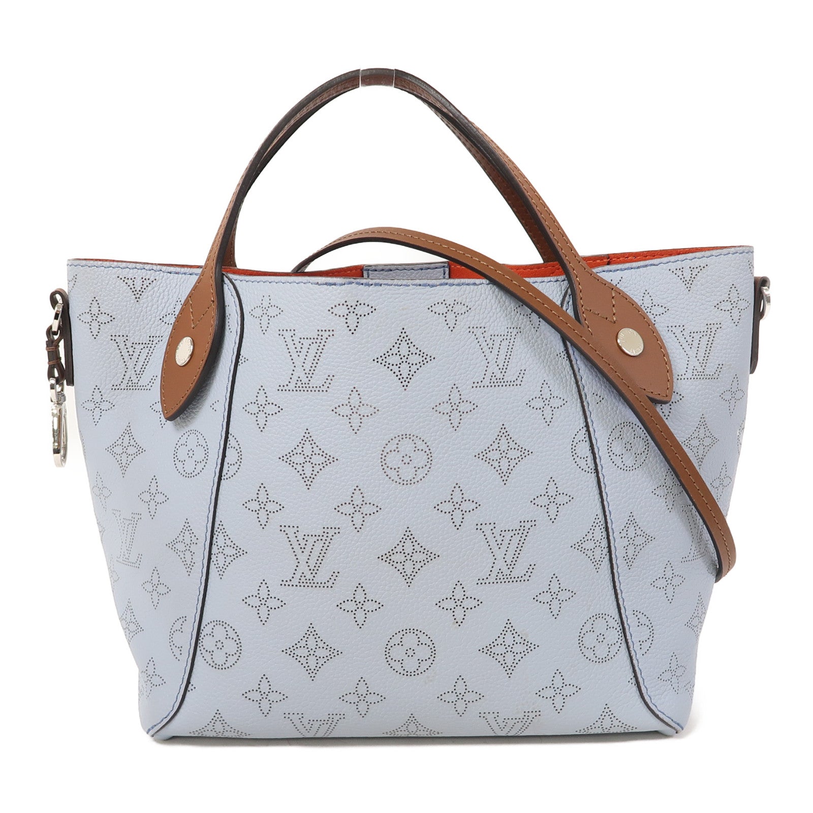 LOUIS VUITTON Mahina Hina PM銀扣手挽肩背兩用袋藍色
