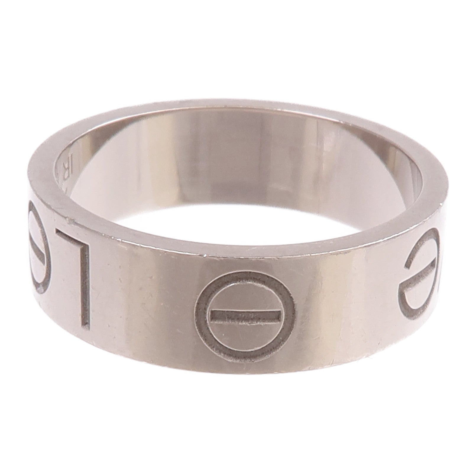 CARTIER 18K白金Love Ring戒指Cartier#52/US#6